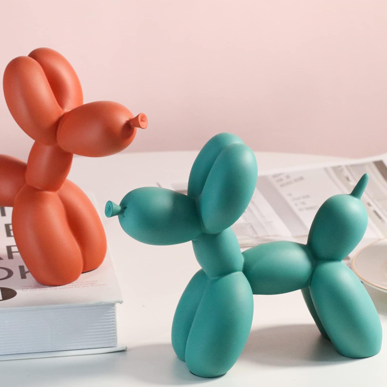 Creative Balloon Dog Sculpture Modern Home Decor Accents