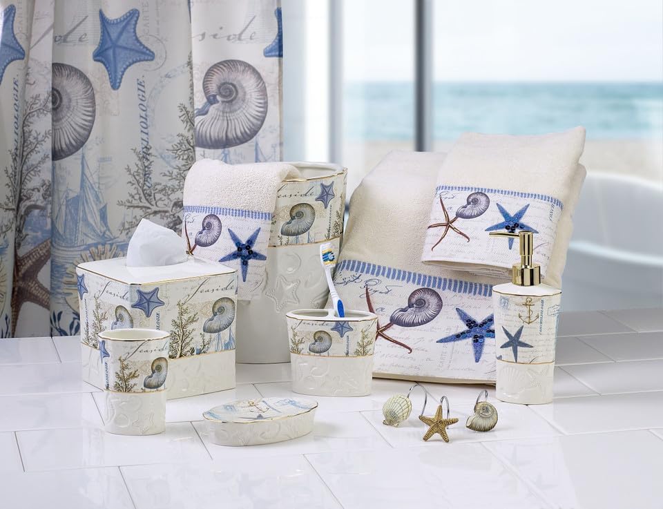 Avanti Linens Tumbler - Nautical Decor for Guest Bathroom