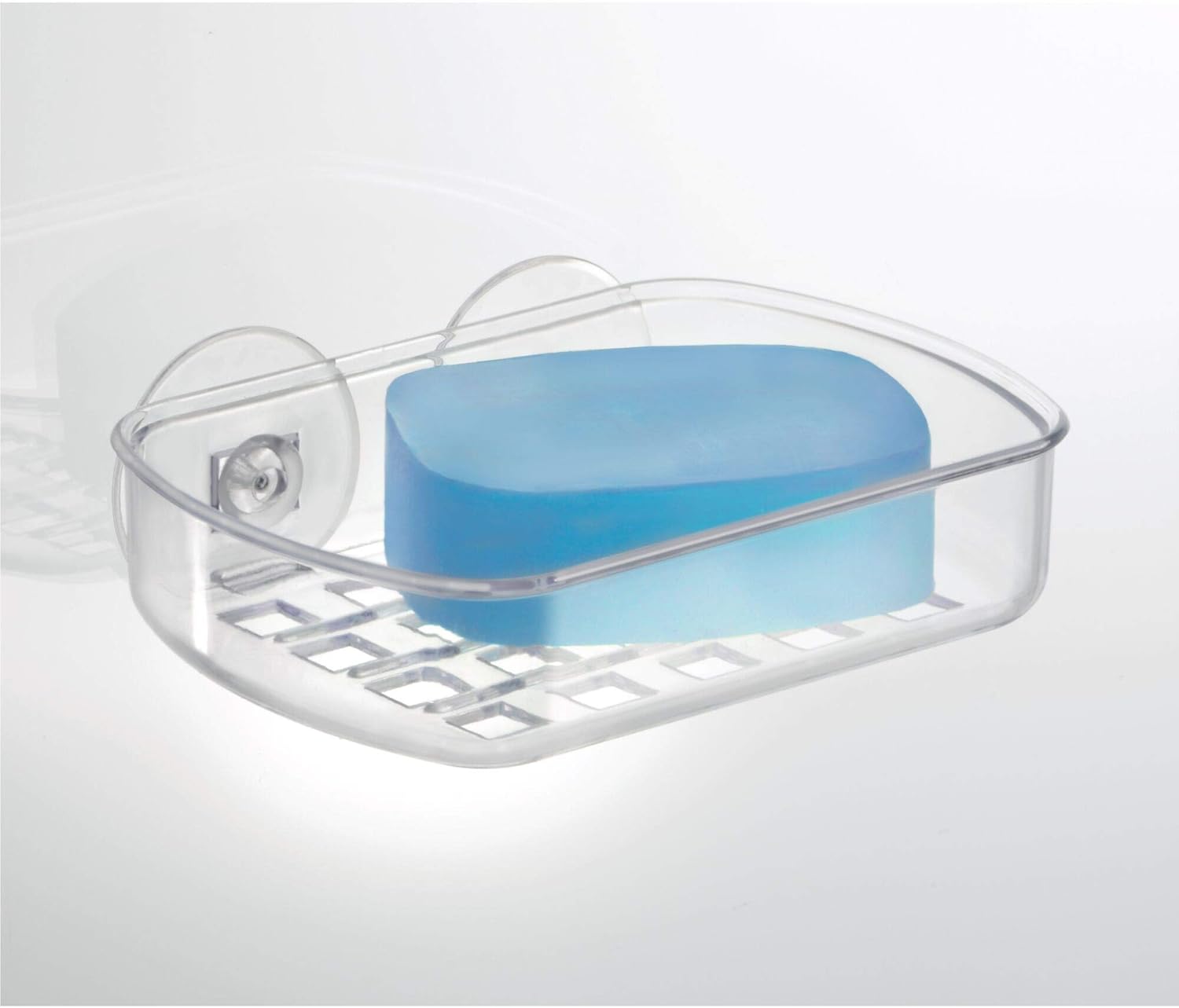 InterDesign BPA-Free Suction Soap Dish - 525 x 4 x 2