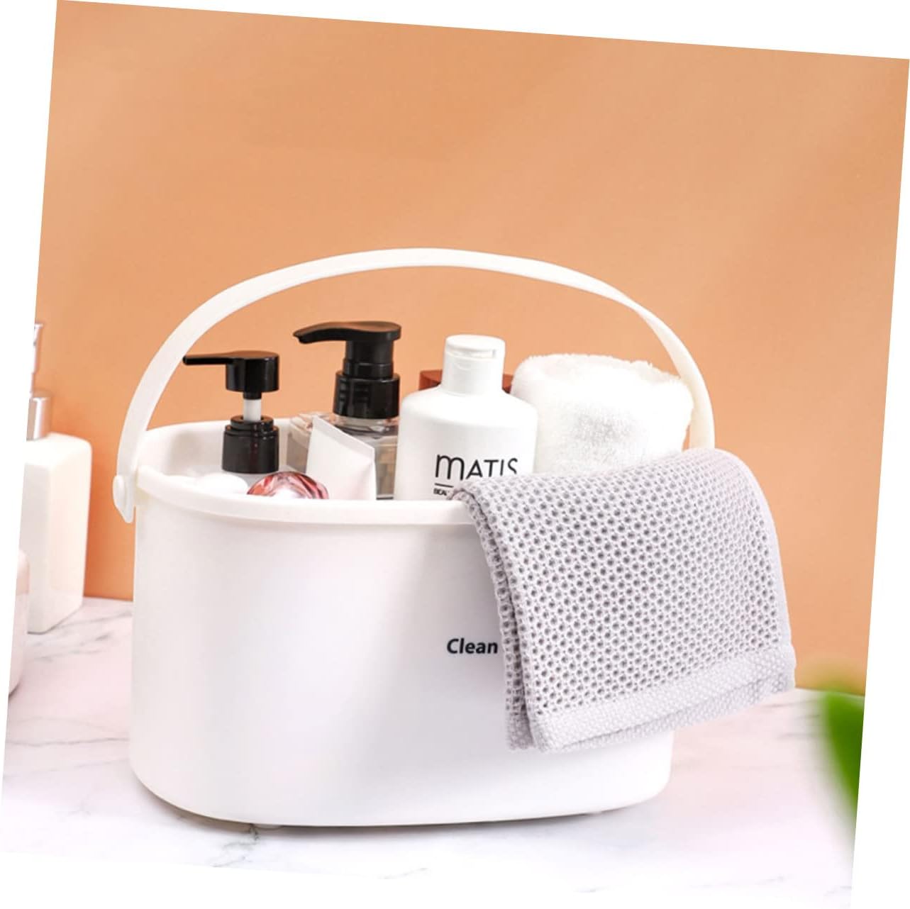 HOLIDYOYO Portable Shower Basket with Handle