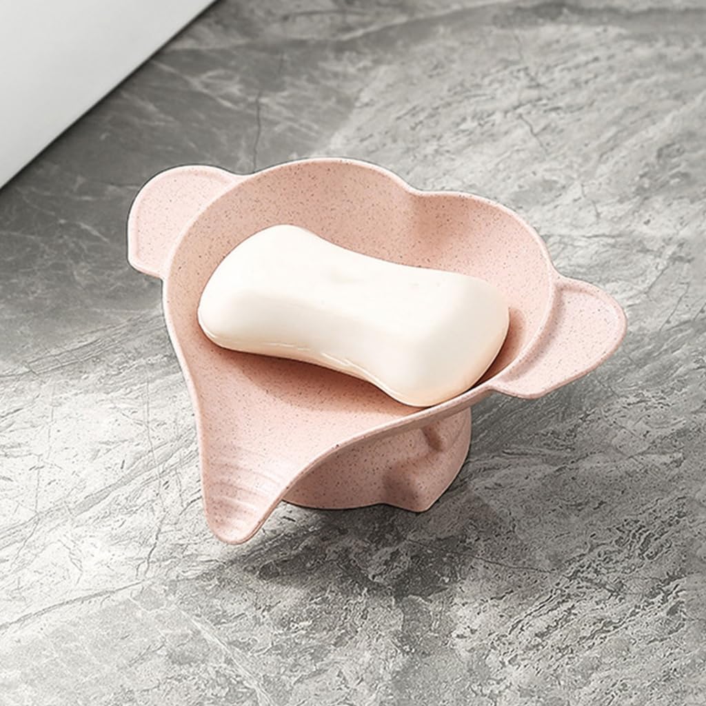 Fogun Little Elephant Soap Holder Food Grade PP Wheat Straw for Kids
