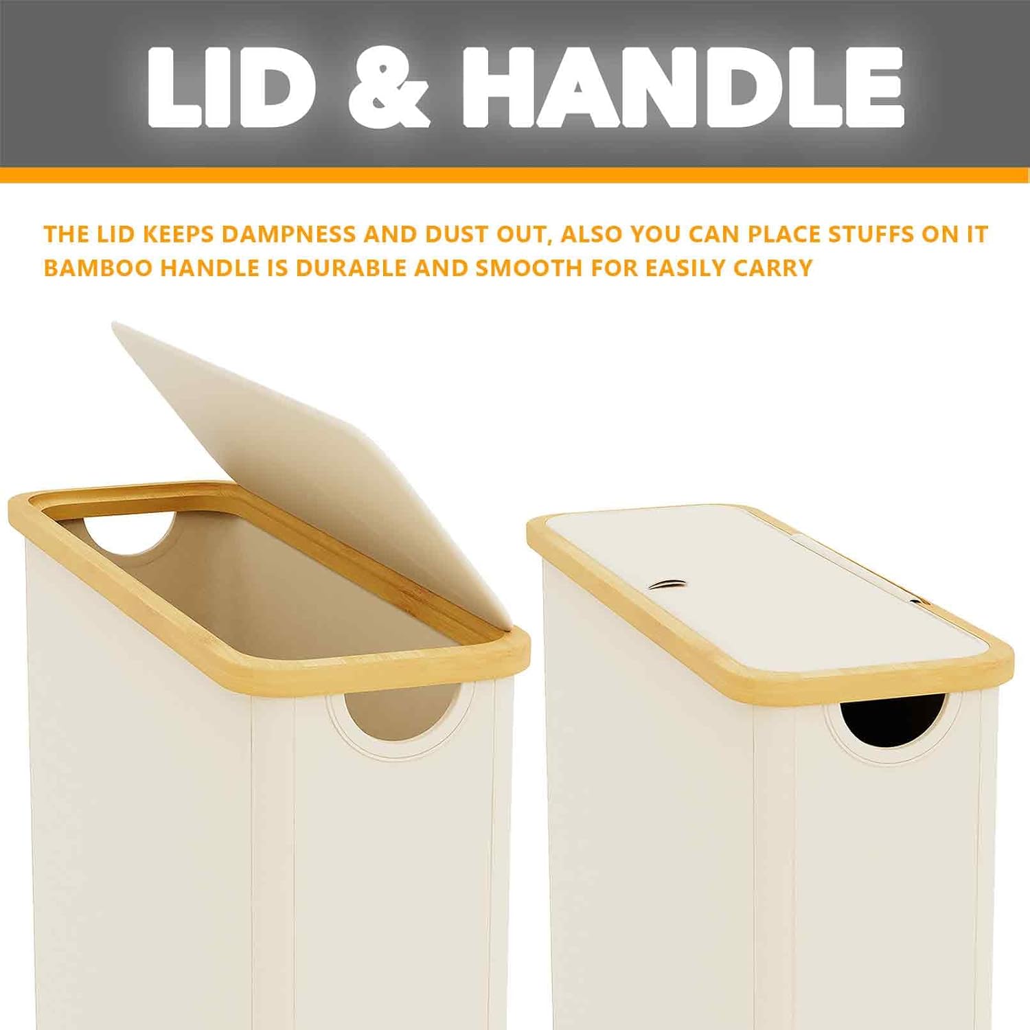 SpaceAid Extra Large Toilet Paper Holder with Lid