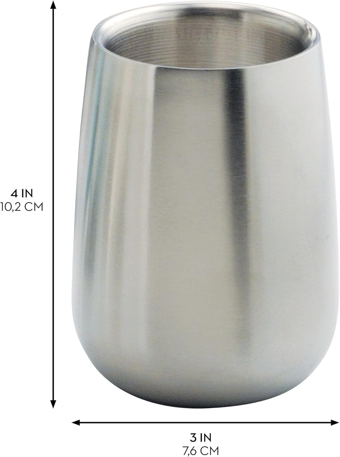 InterDesign iDesign Brushed Stainless Steel Tumbler Set of 2