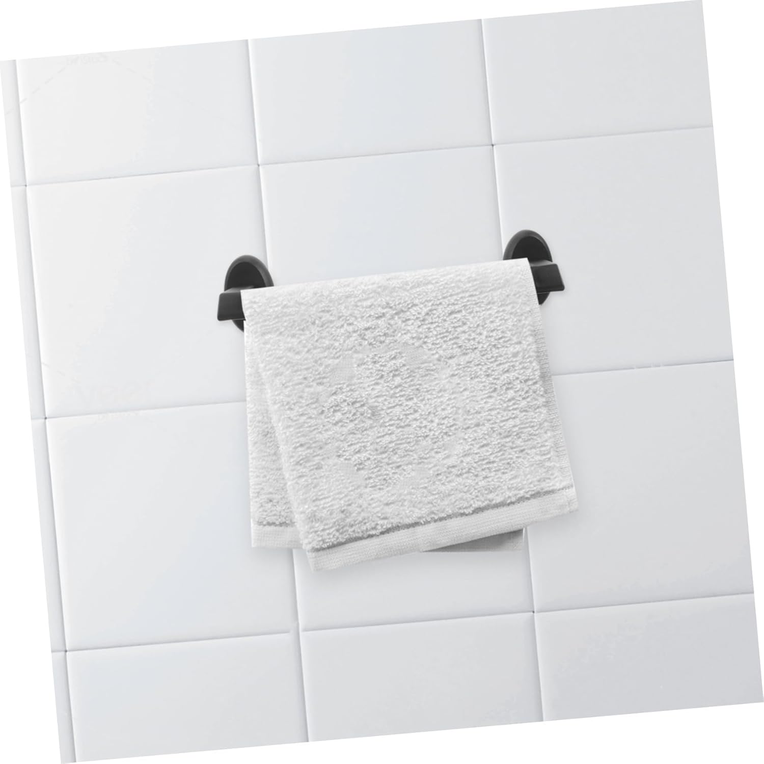 Hemobllo Wall Mounted Towel Rack Slipper Holder Organizer