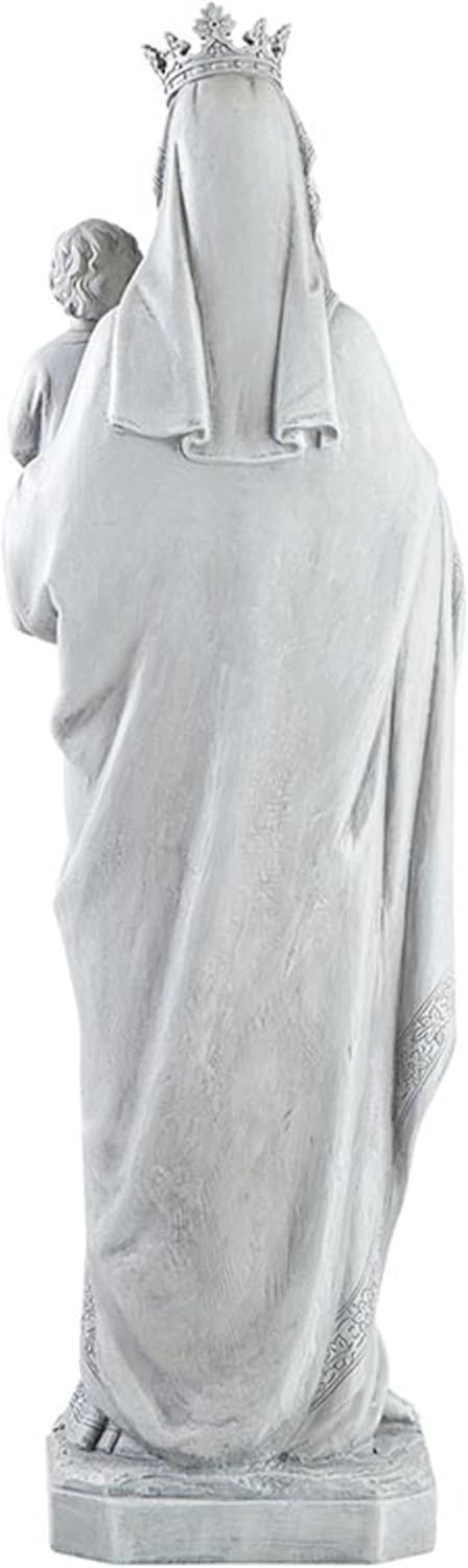 Avalon Gallery Mary Queen of Heaven Statue 245 Tall Stone Resin Garden Sculpture