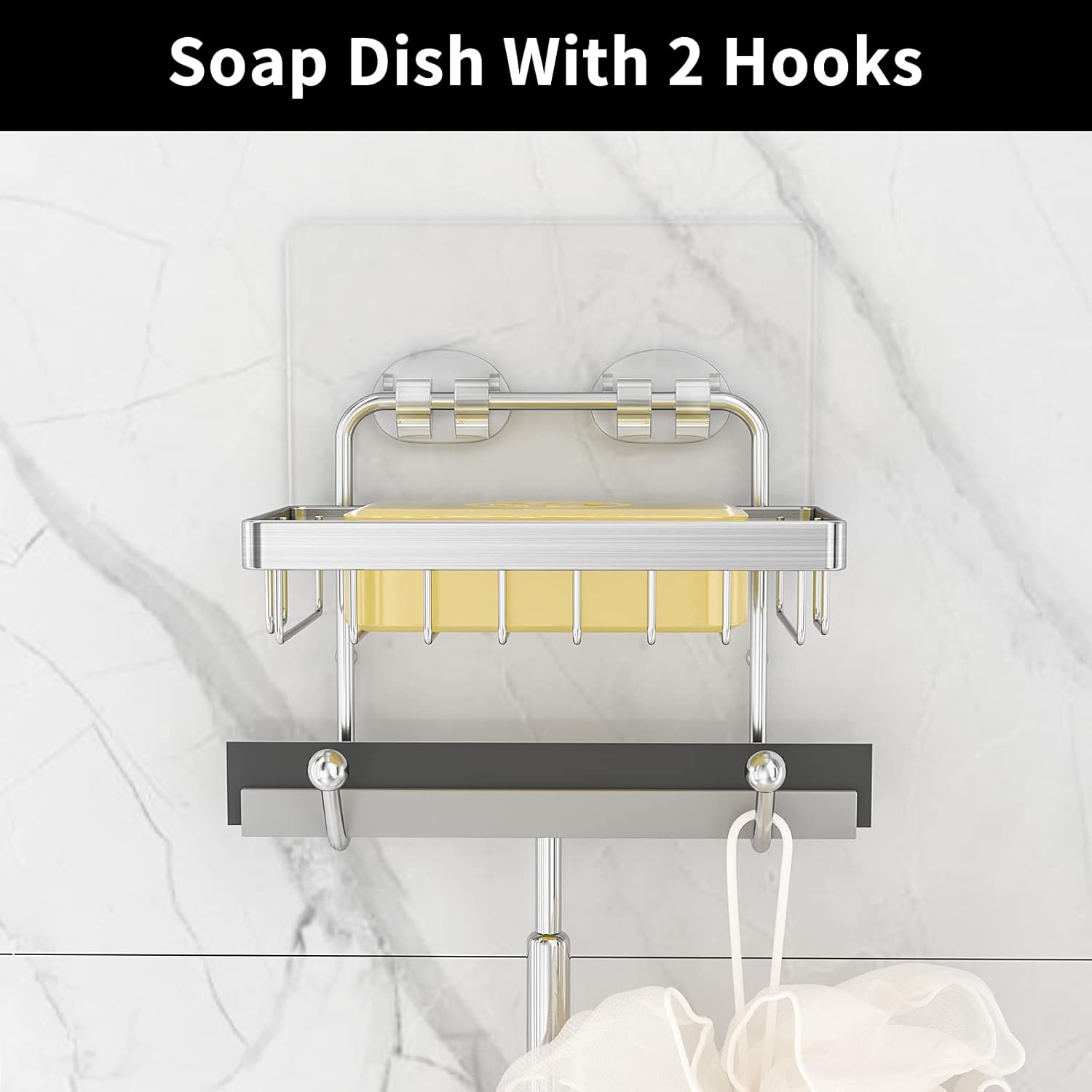 ODesign 3 Pack Shower Caddy - Rustproof Stainless Steel Suction Cup Organizer