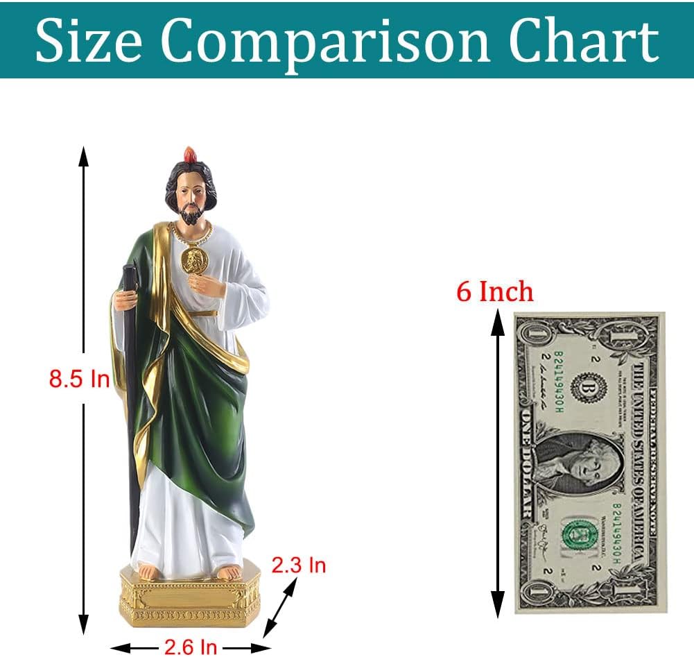 QIANLING 85 Inch St Jude Religious Statue