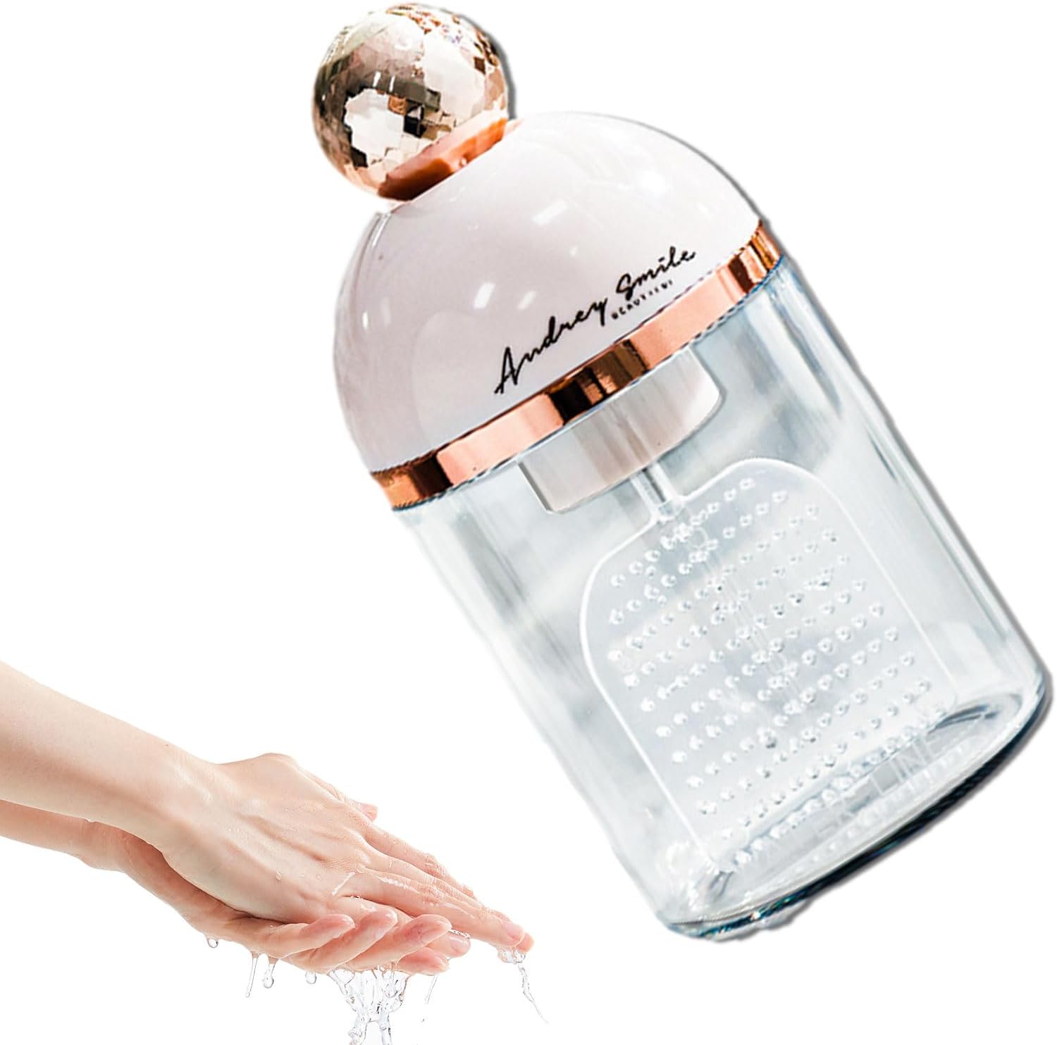 Touchless Dish Soap Dispenser with LED Light and Foaming Feature Pink