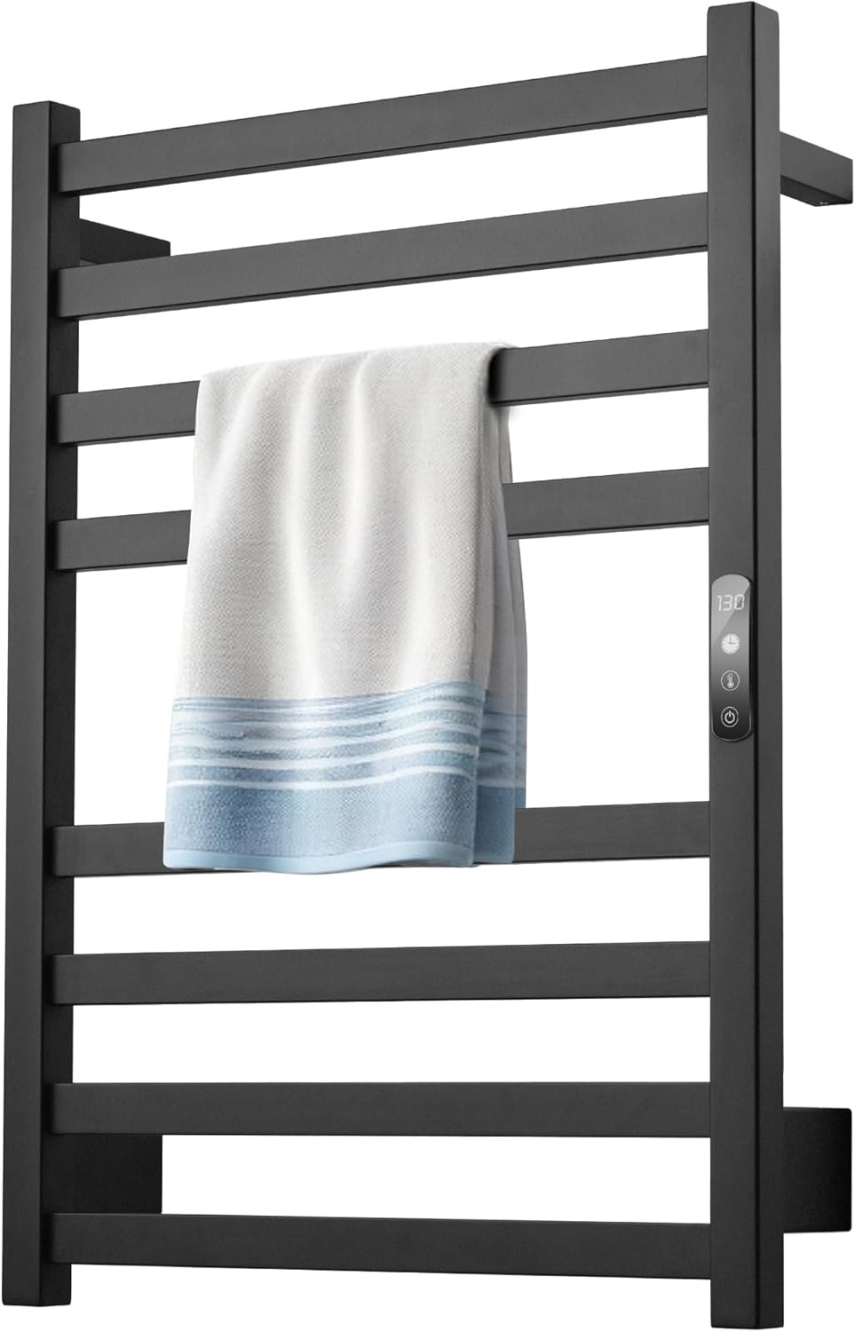 HEWAFAEP Heated Towel Rack with Temperature Control and 24-Hour Timer