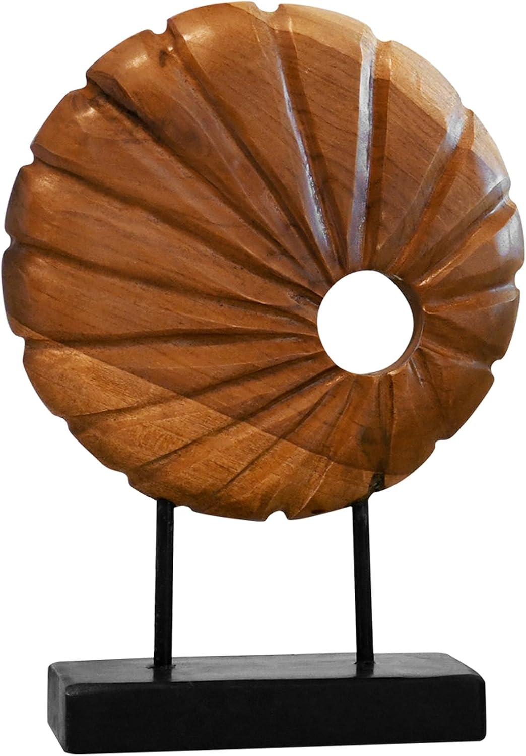Teak Sculpture Home Dcor with Base 138x98x35