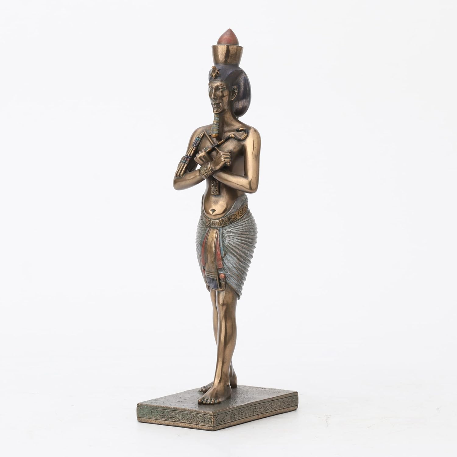 Veronese Design 9 14 Egyptian Pharaoh Amenhotep Cold Cast Bronze Sculpture
