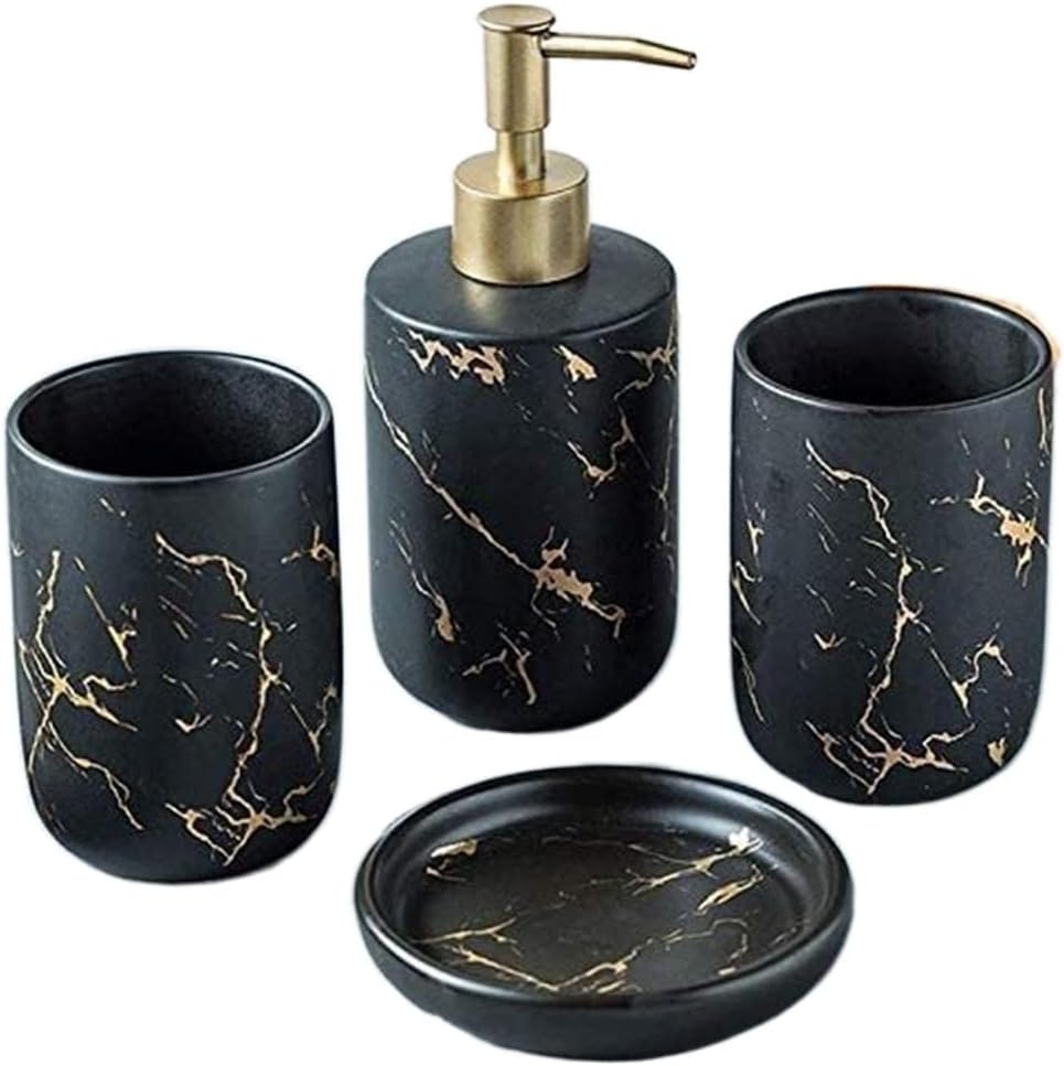 KAAZEE Countertop Soap Dispenser Set 4 Pieces