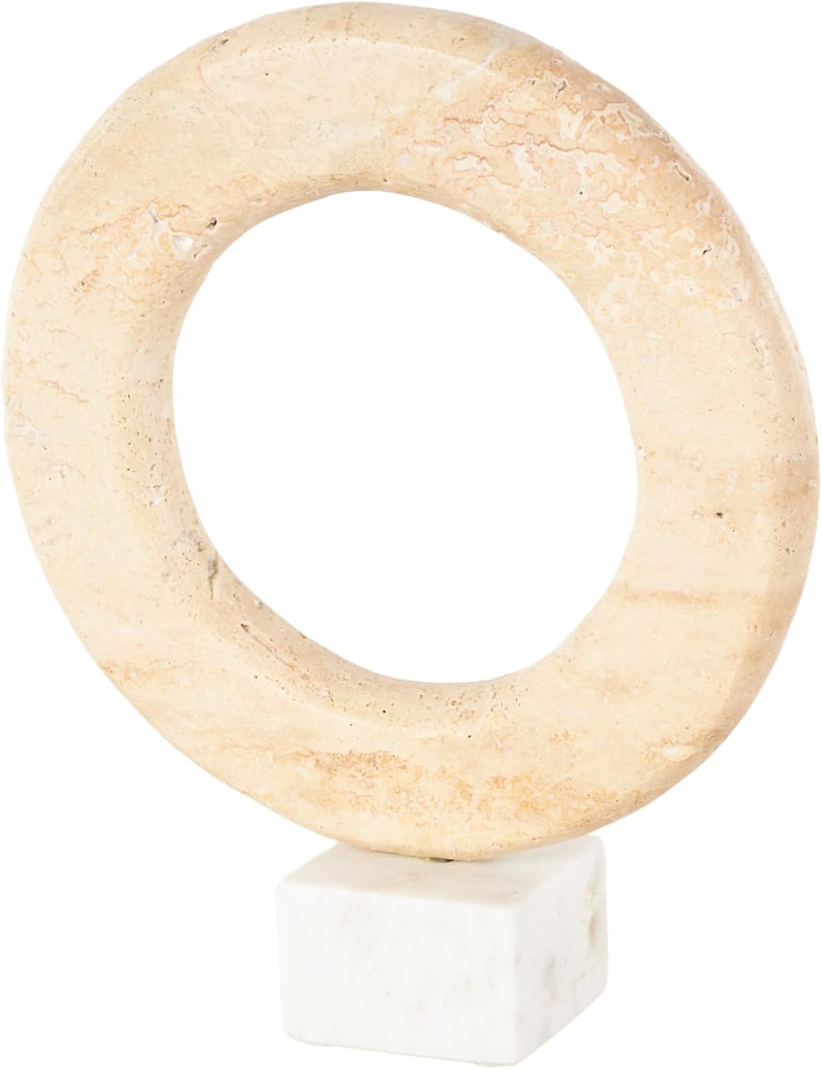 Deco 79 Marble Abstract Decorative Sculpture Ring