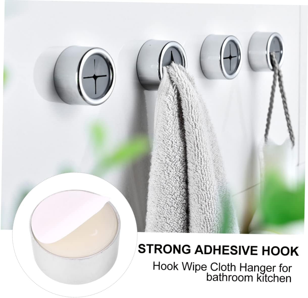 DIYEAH 3Pcs Wall Mounted Towel Holder Rack Set