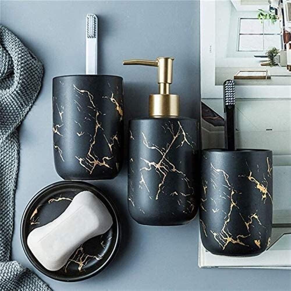 KAAZEE Countertop Soap Dispenser Set 4 Pieces