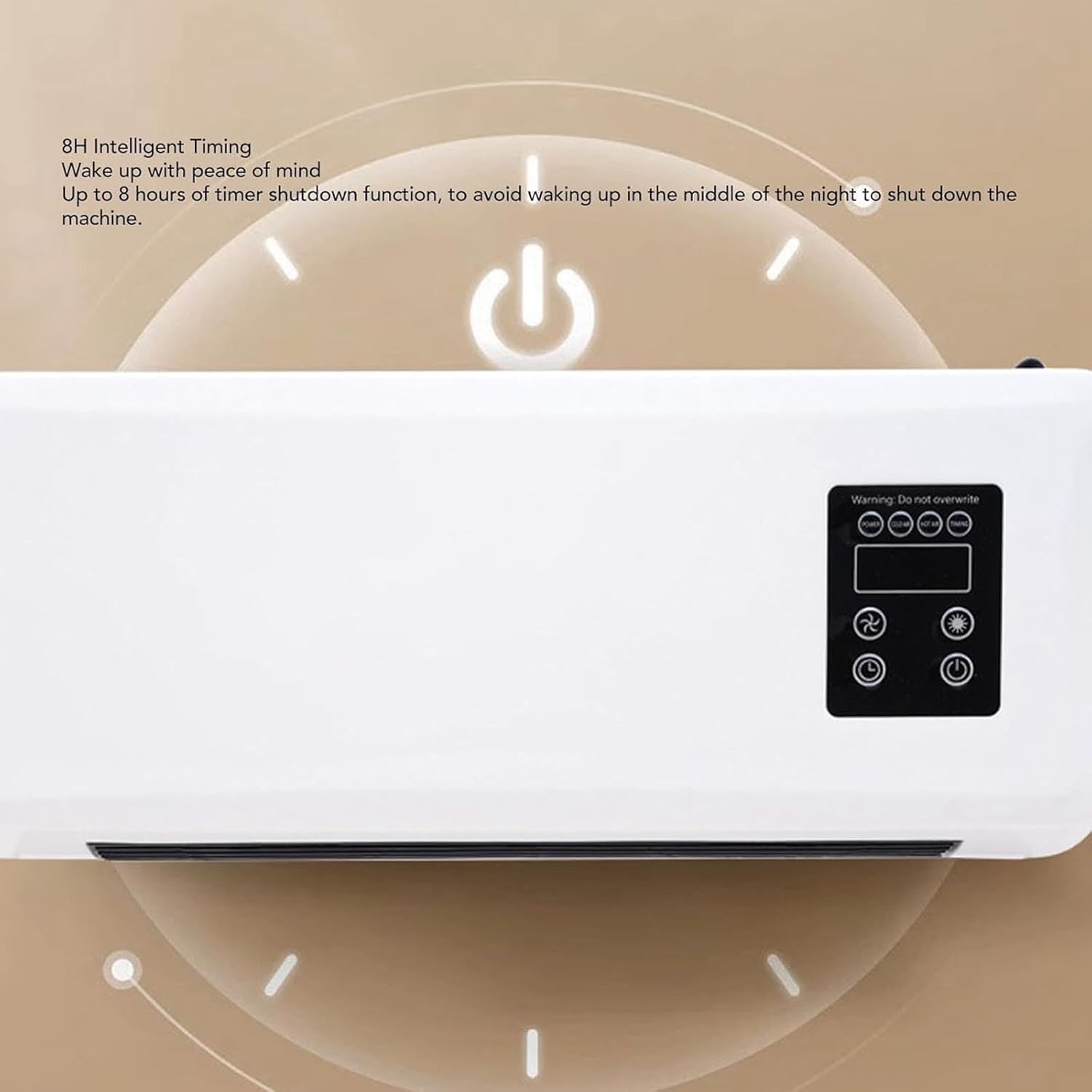 3 in 1 Bathroom Fan Heater with Towel Rack Remote Control