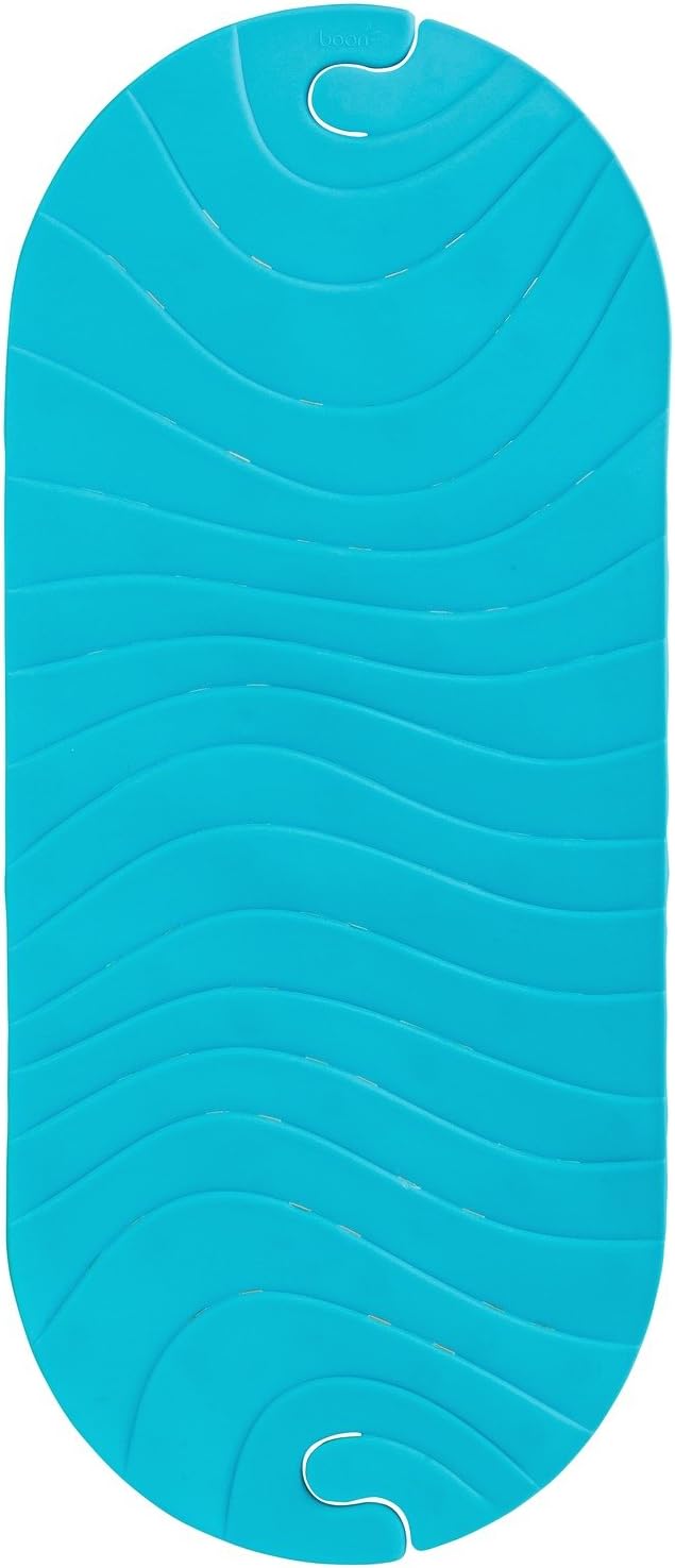 Boon B11192 Blue Ripple Textured Bath Mat