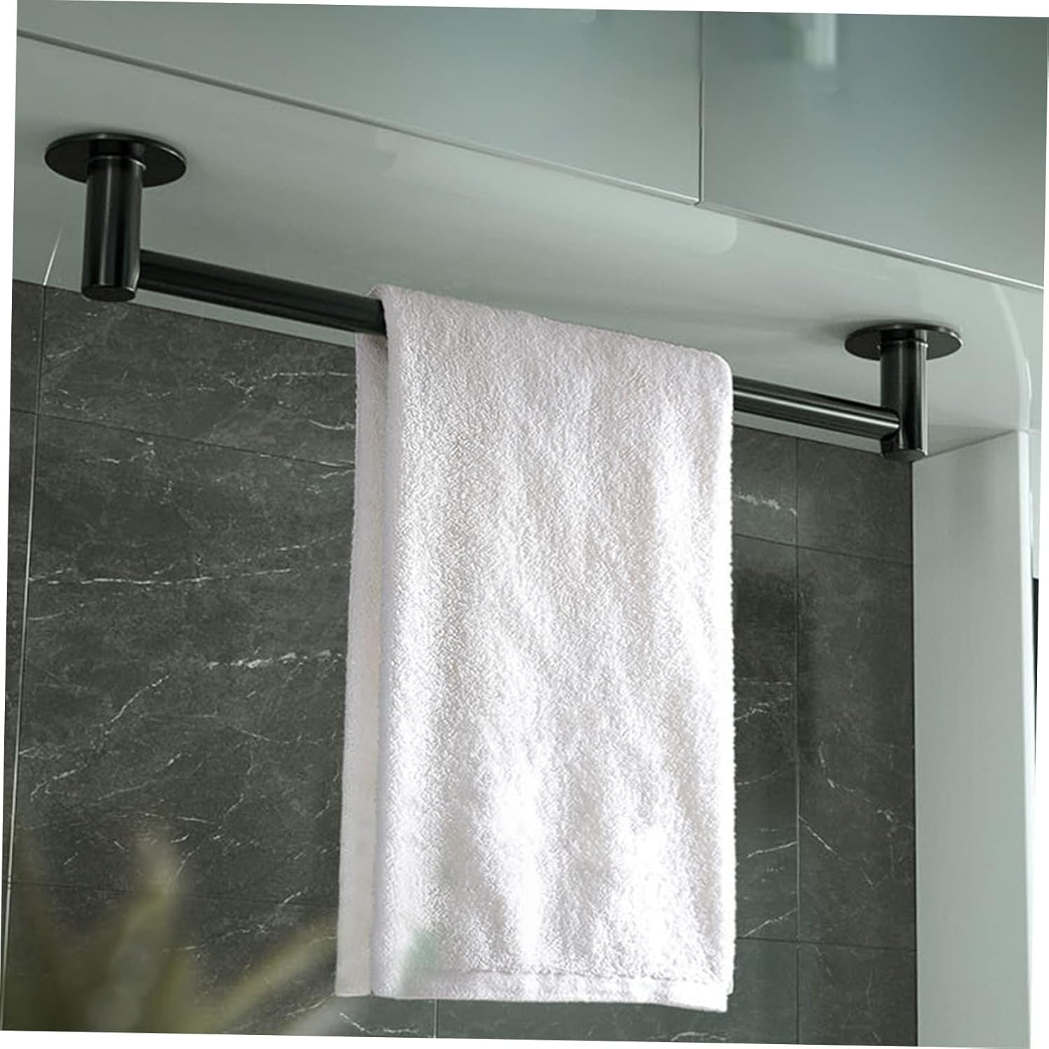 SOLUSTRE 1Pc Wall Mounted Bathroom Towel Rack