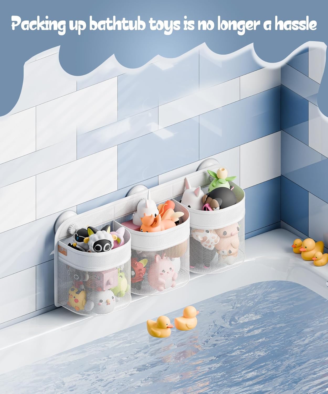 Yduck Mesh Bath Toy Storage Holder