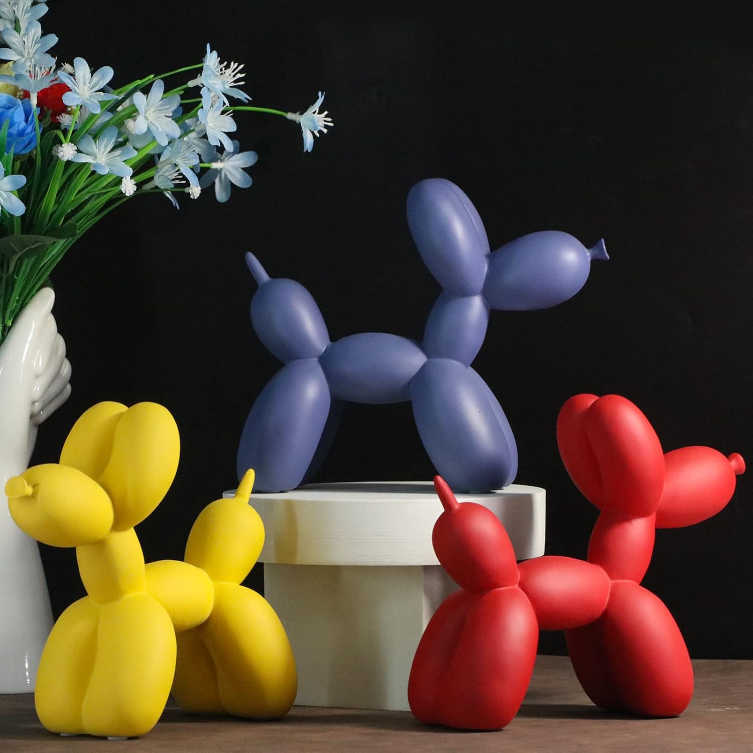 Creative Balloon Dog Sculpture Modern Home Decor Accents