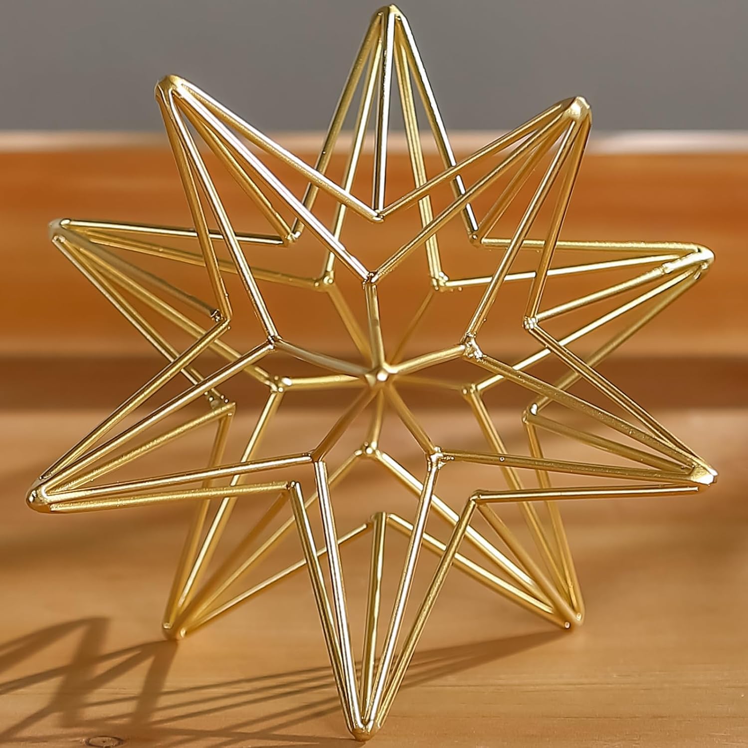 MOCOME 7 Inch Gold Decorative Sphere Sculpture