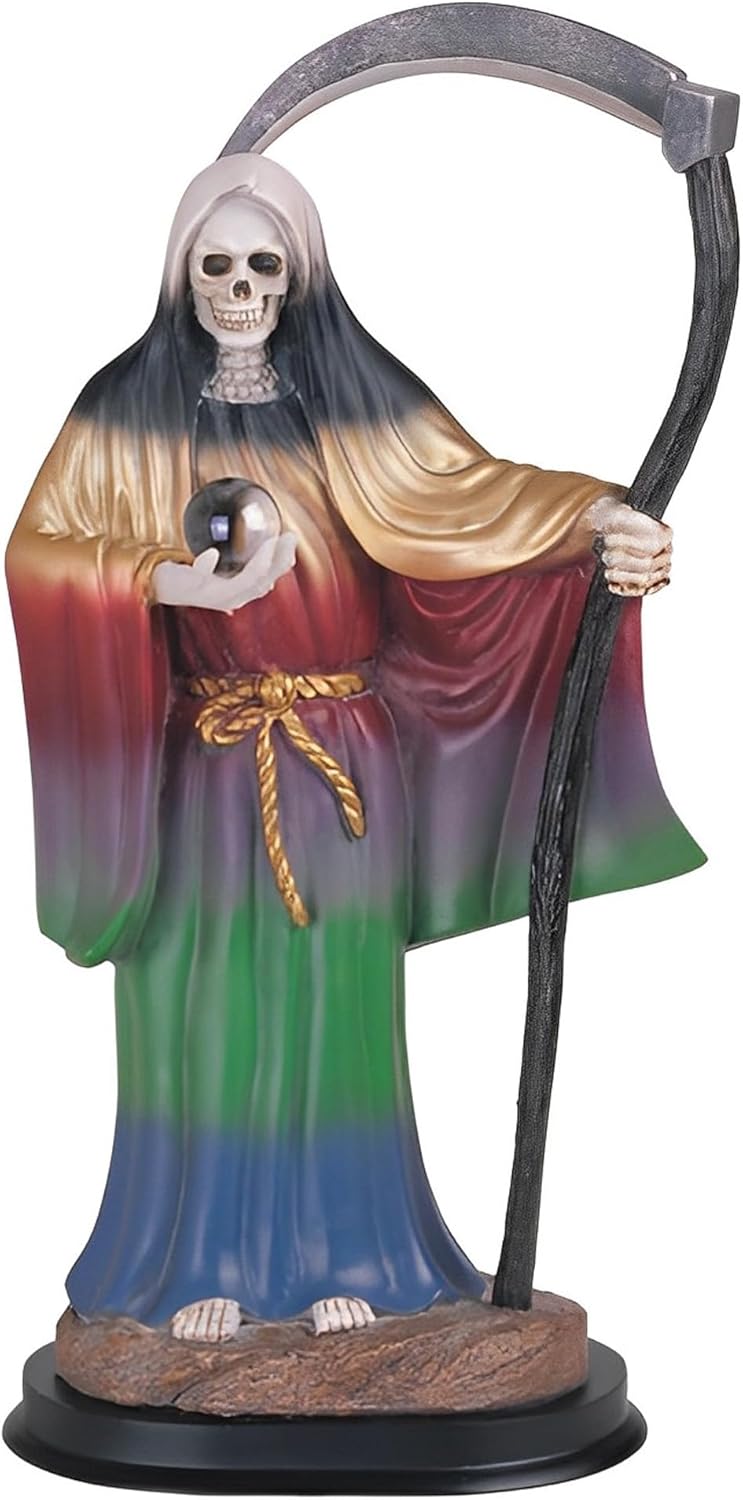 ICE ARMOR 12 Rainbow Santa Muerte Scythe Statue