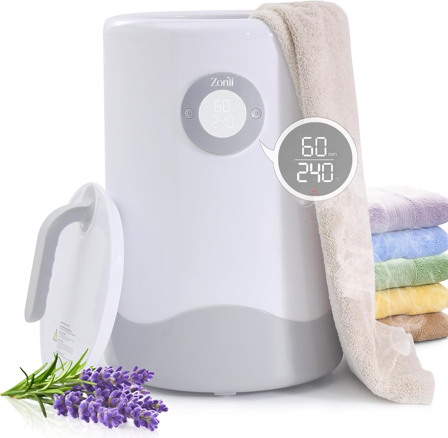ZonLi Towel Warmer with Scented Discs 360 Wall Heating Auto Shut-Off