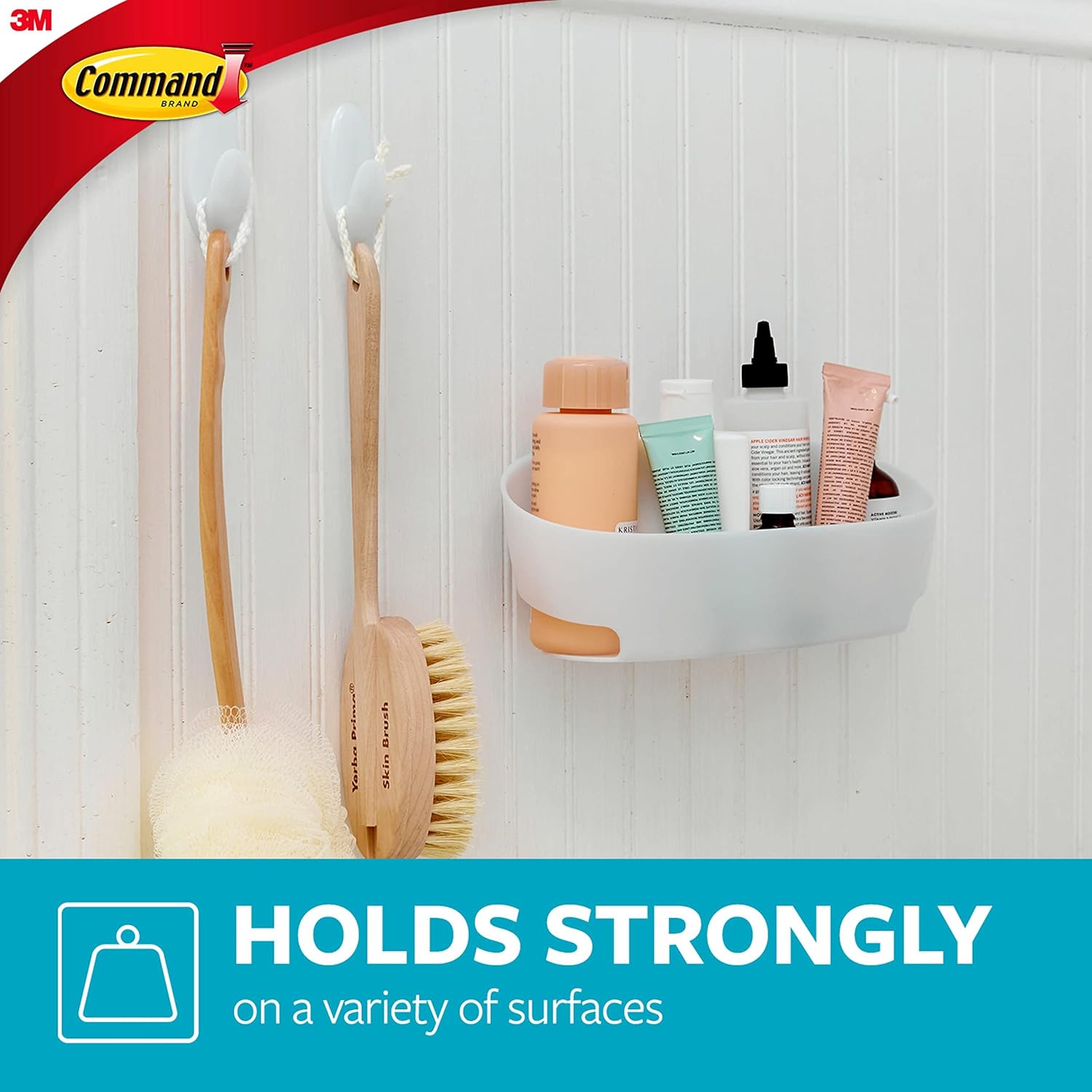 Command Bathroom Accessories 5-Piece Organizer Set