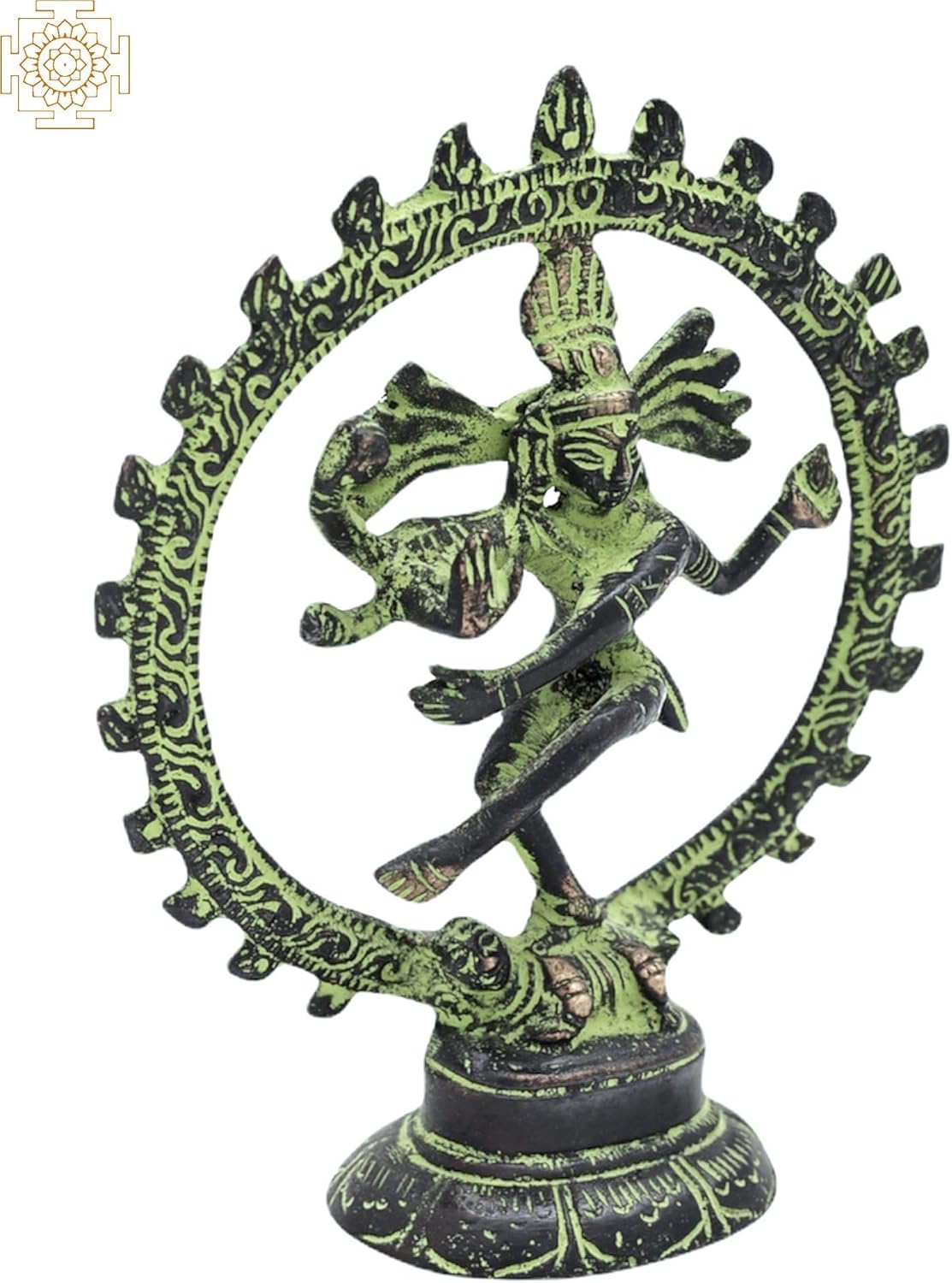 Exotic India Brass Nataraja Statue 3-Inch