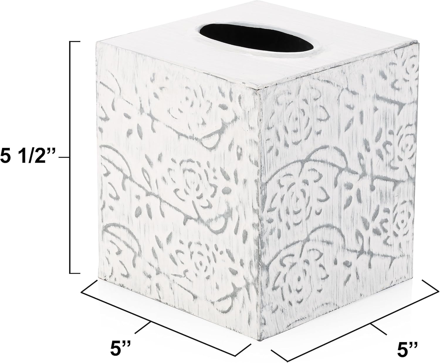 Country Chic Rustic Tissue Box Holder