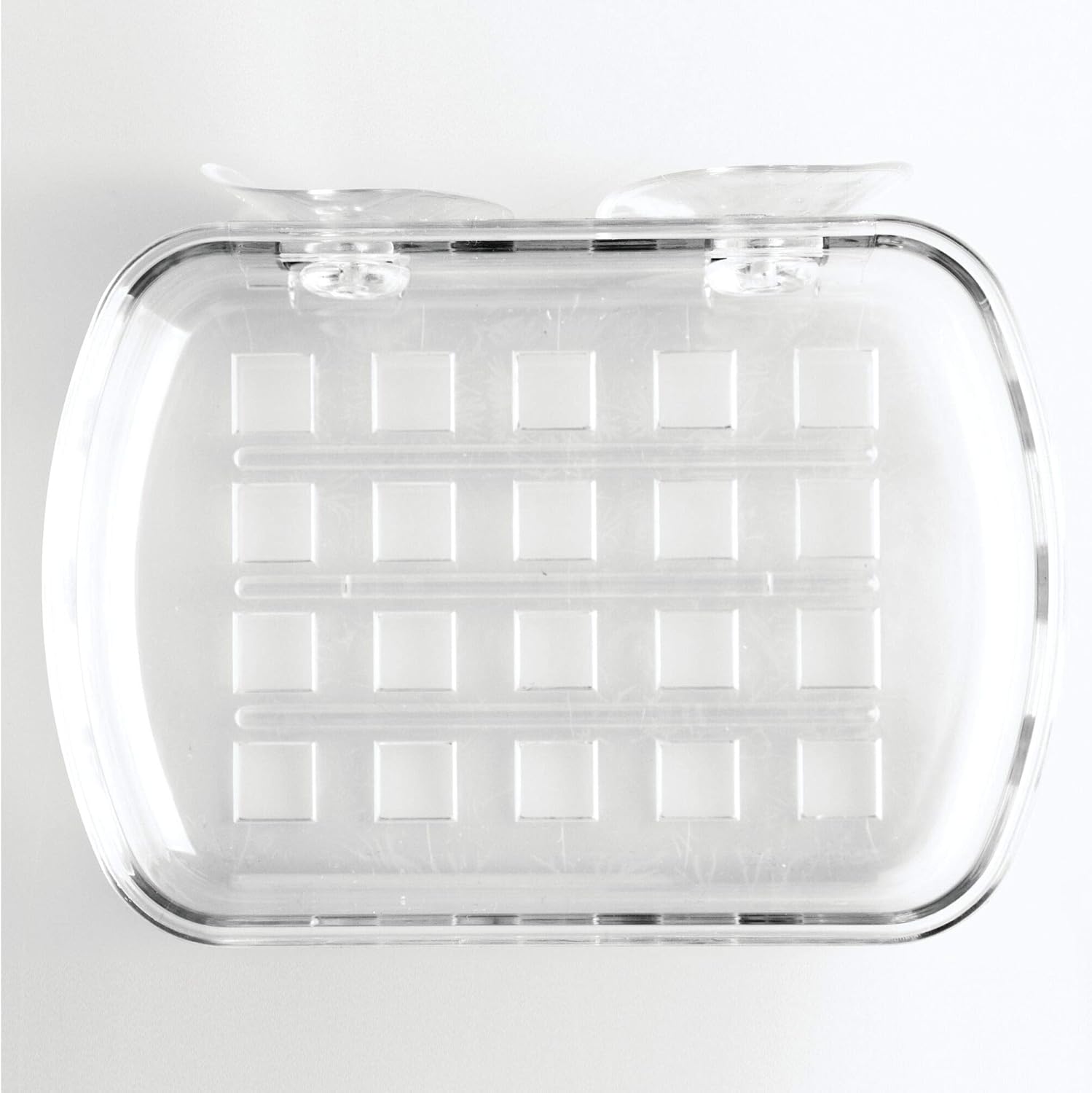 InterDesign BPA-Free Suction Soap Dish - 525 x 4 x 2