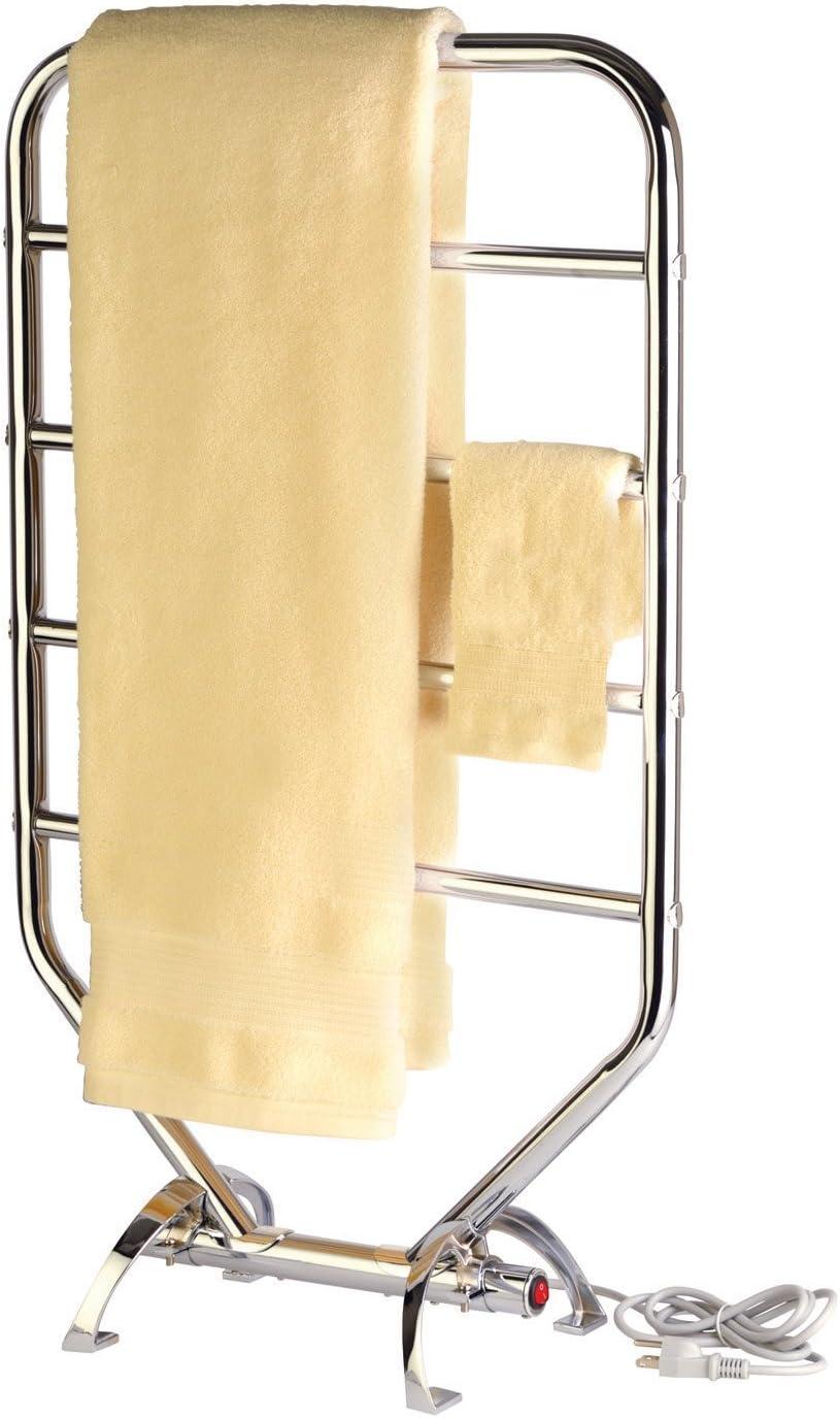 Warmrails Traditional Towel Warmer 34-Inch Chrome Frame