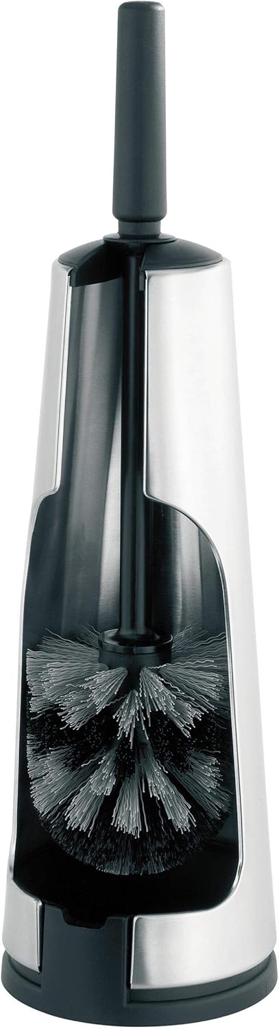 Brabantia Toilet Brush with Holder - Medium Matt Steel