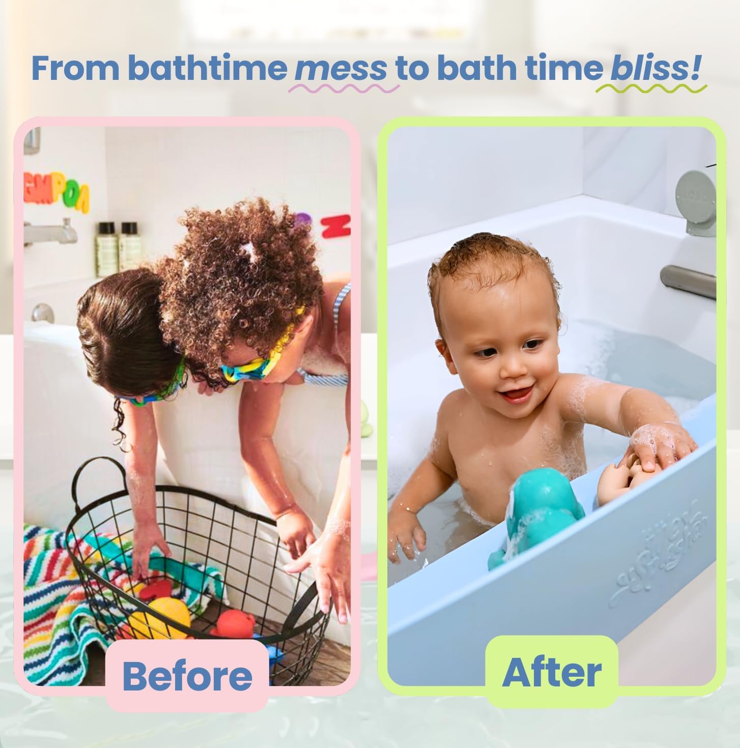 Little Splasher PlayPad - Bath Tub Splash Guard with Suction Cups