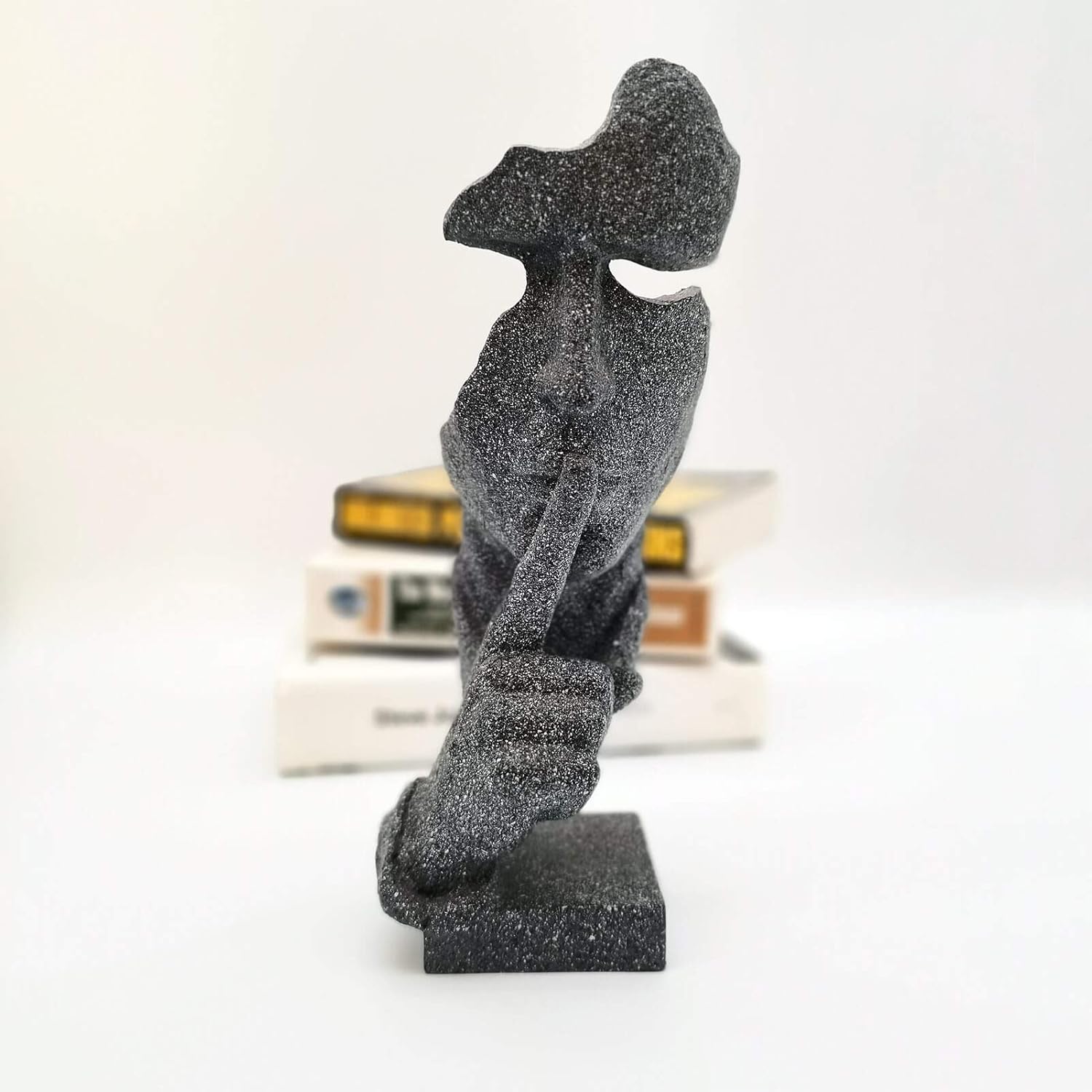 Thinker Statue Keep Silence Office Decor Sculpture 1