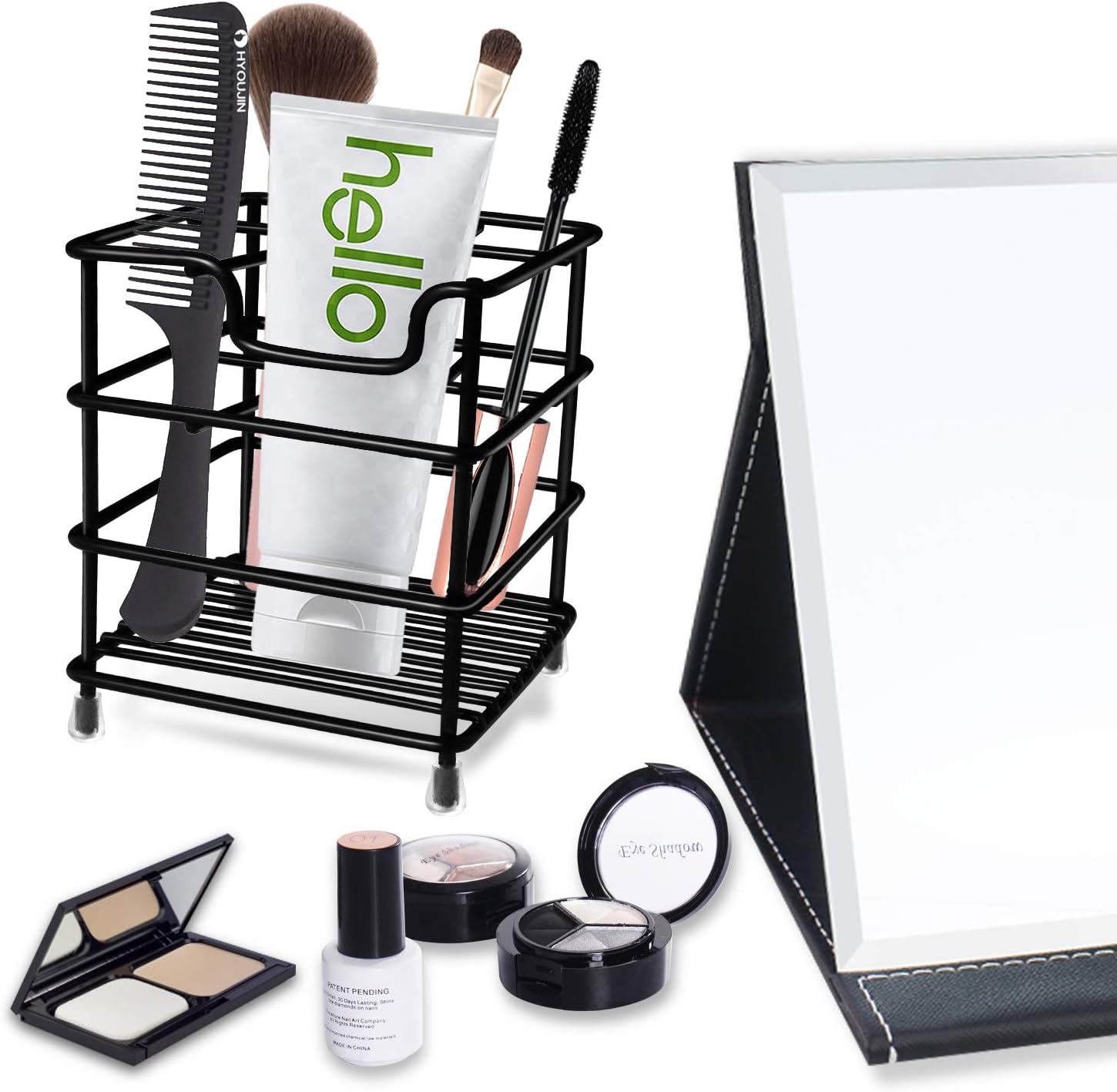 HYRIXDIRECT Modern Toothbrush Holder Organizer