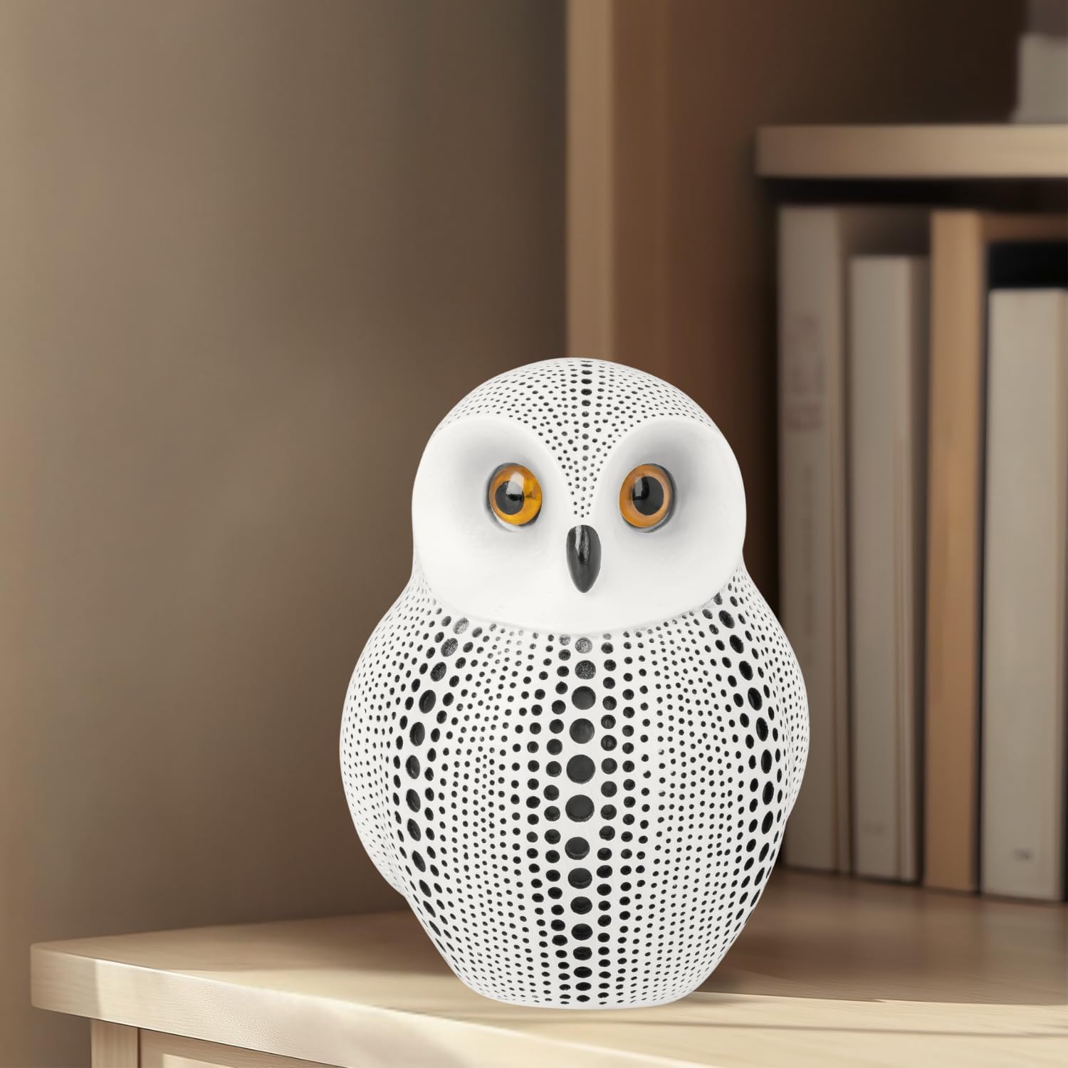 Torre Tagus Dotted White Owl Statue - 65 Inches Home Decor