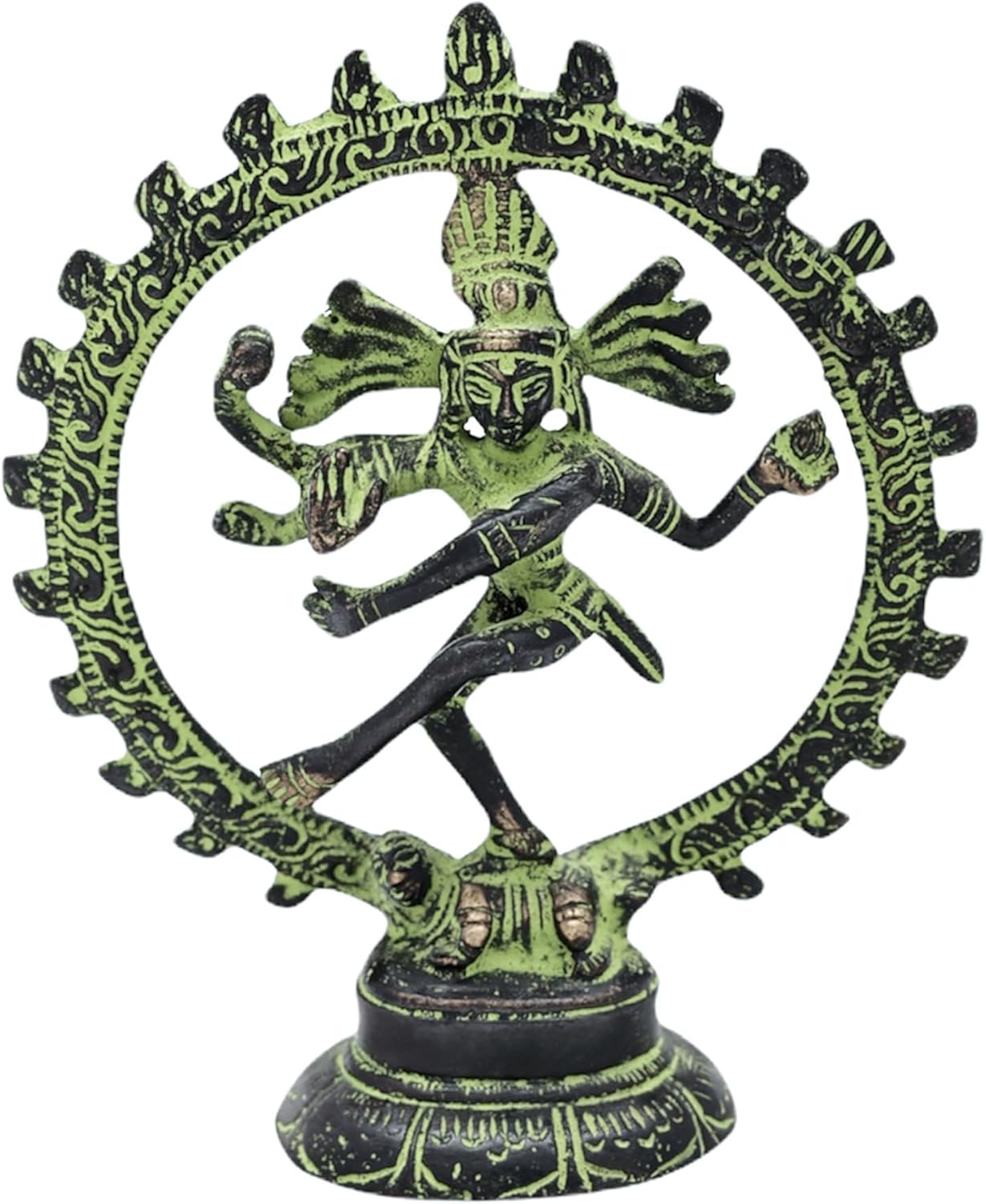 Exotic India Brass Nataraja Statue 3-Inch