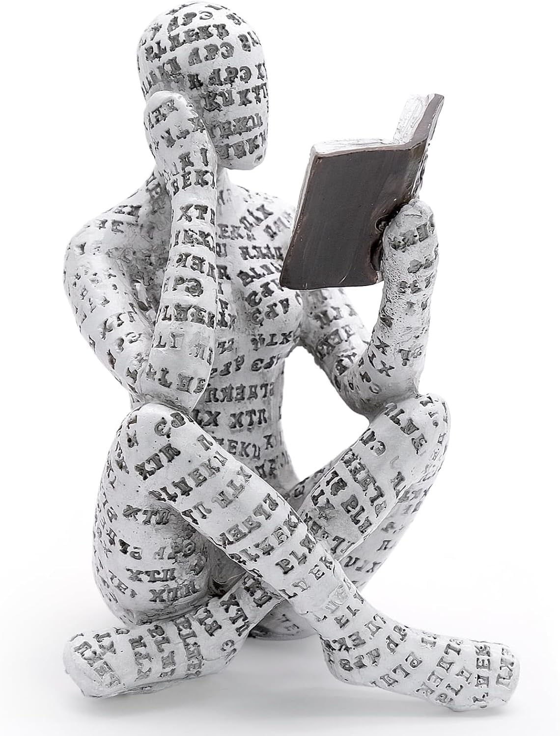 Abstract Thinker Bookshelf Decor Statue by Inheming