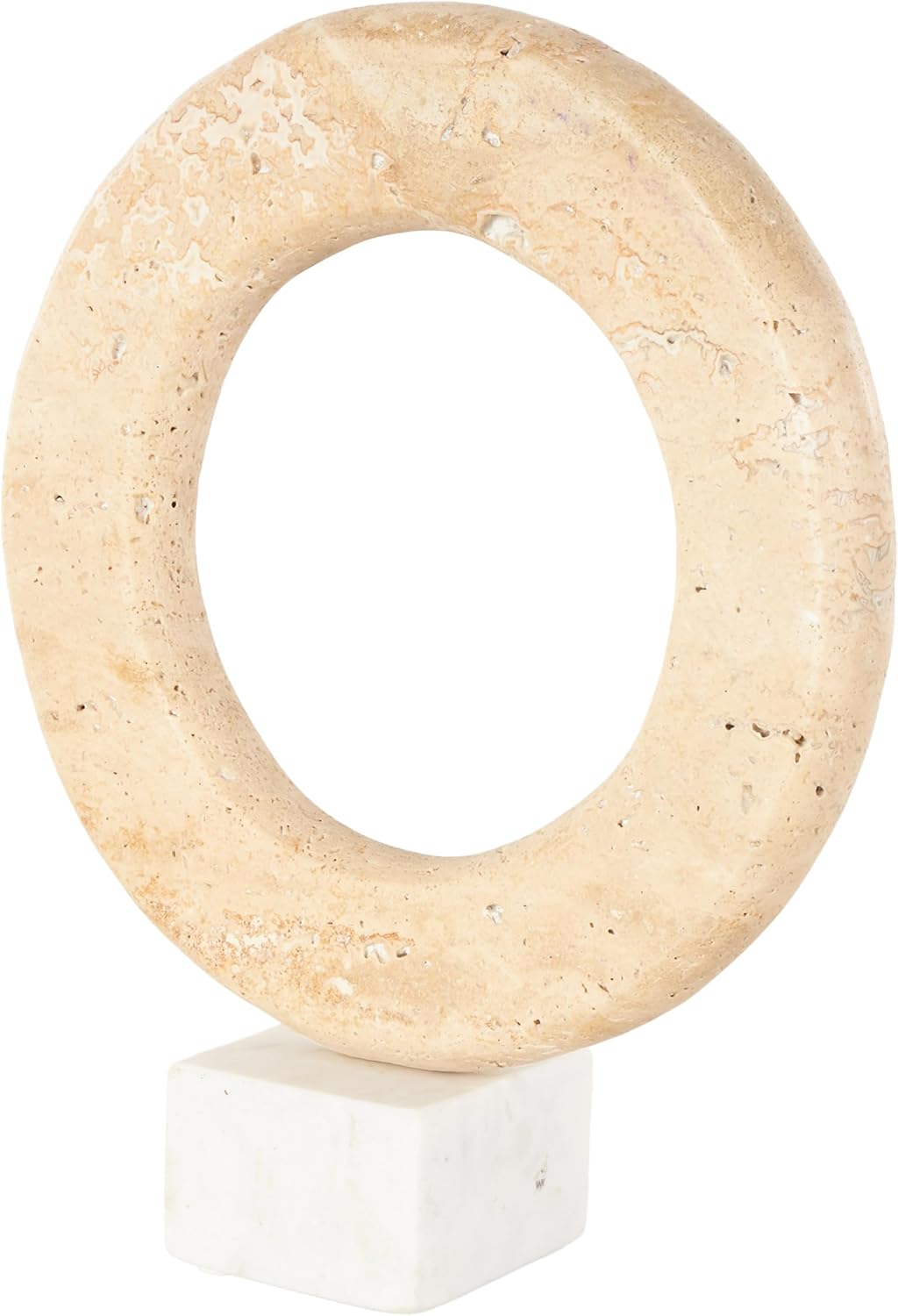 Deco 79 Marble Abstract Decorative Sculpture Ring