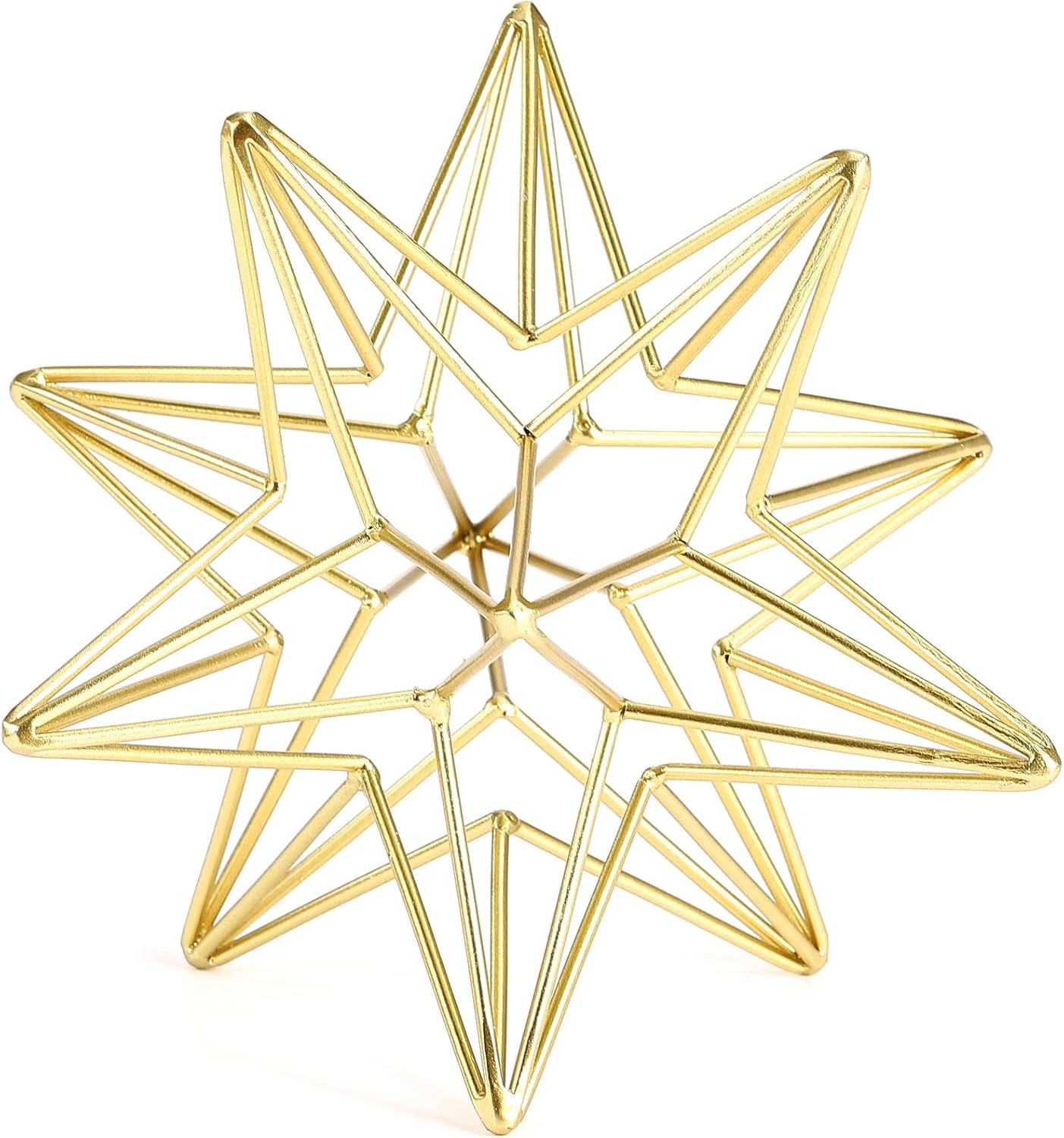 MOCOME 7 Inch Gold Decorative Sphere Sculpture