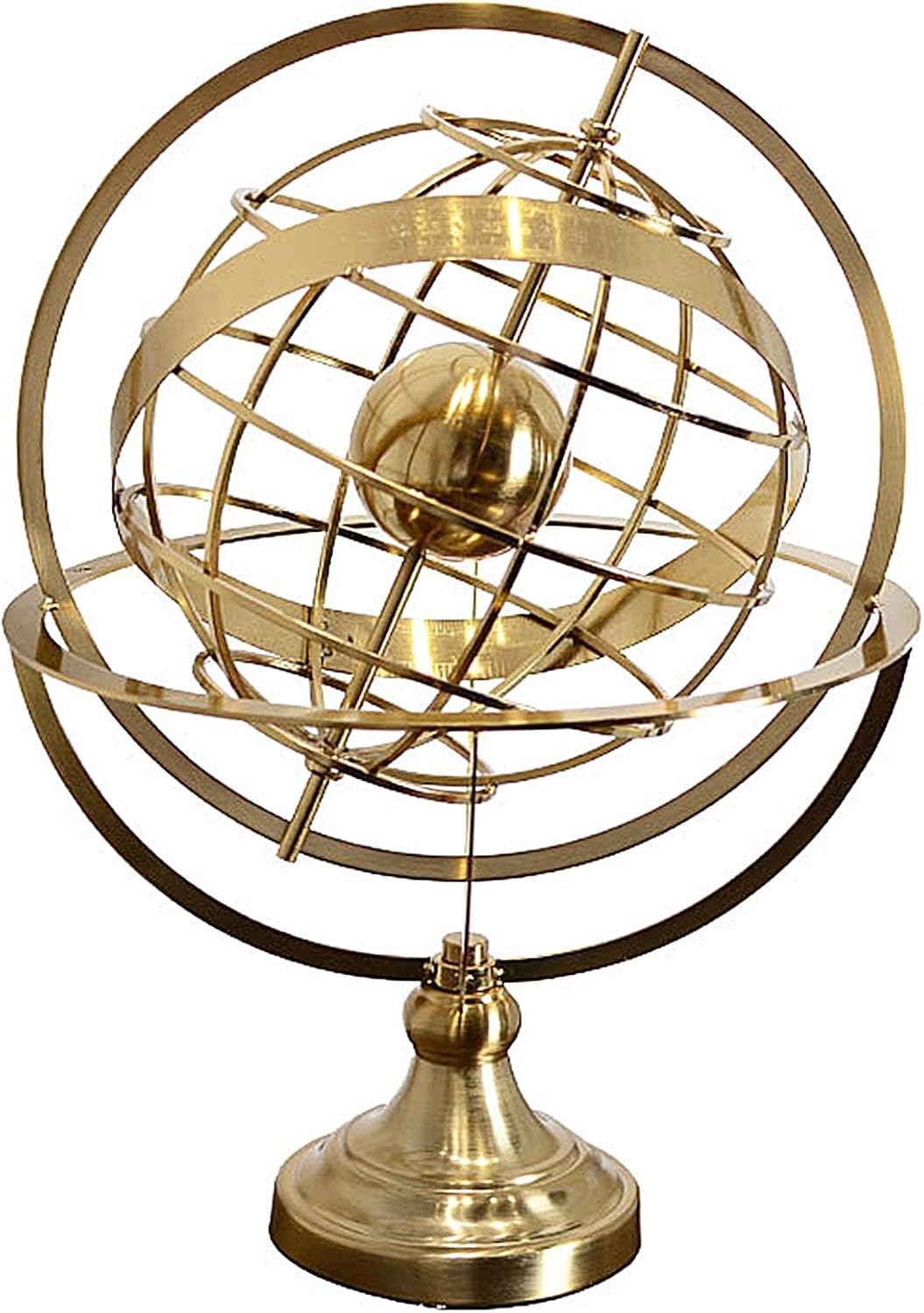 Decorative Gold Globe Armillary Sphere Tabletop Ornament S