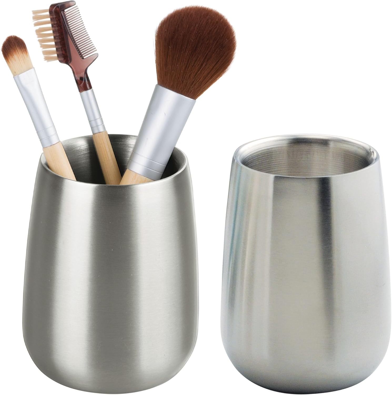InterDesign iDesign Brushed Stainless Steel Tumbler Set of 2