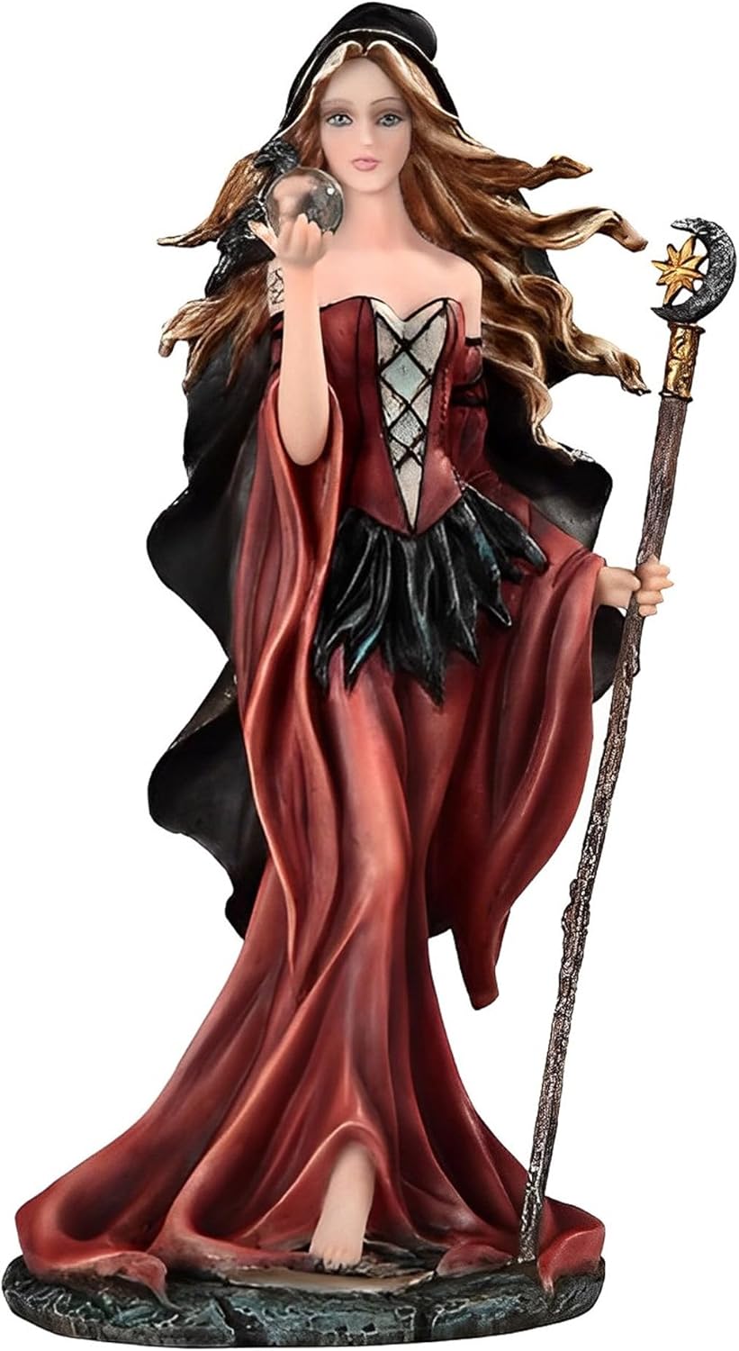 ICE ARMOR 105 Inch Brown Witch Fantasy Figurine