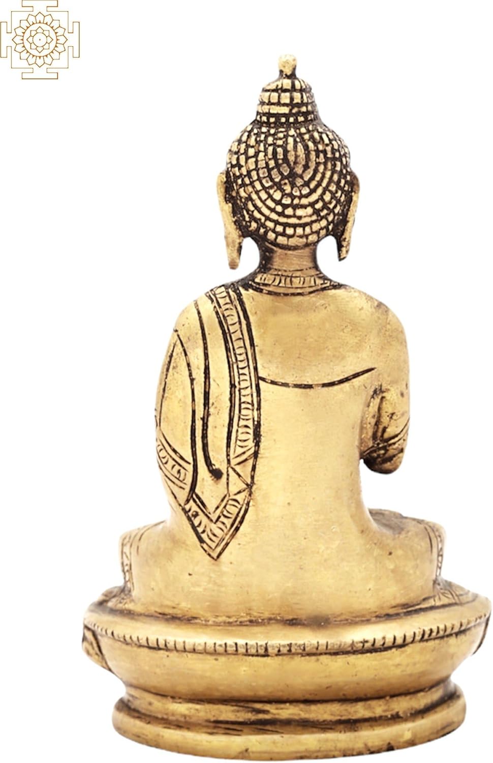 Blessing Buddha Brass Statue for Home Office Decor 1