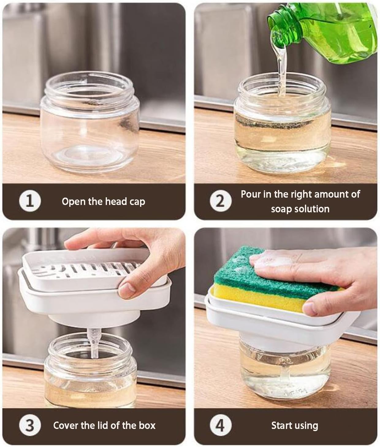 GIFTZS Simple Soap Dispenser - Premium Countertop Pump