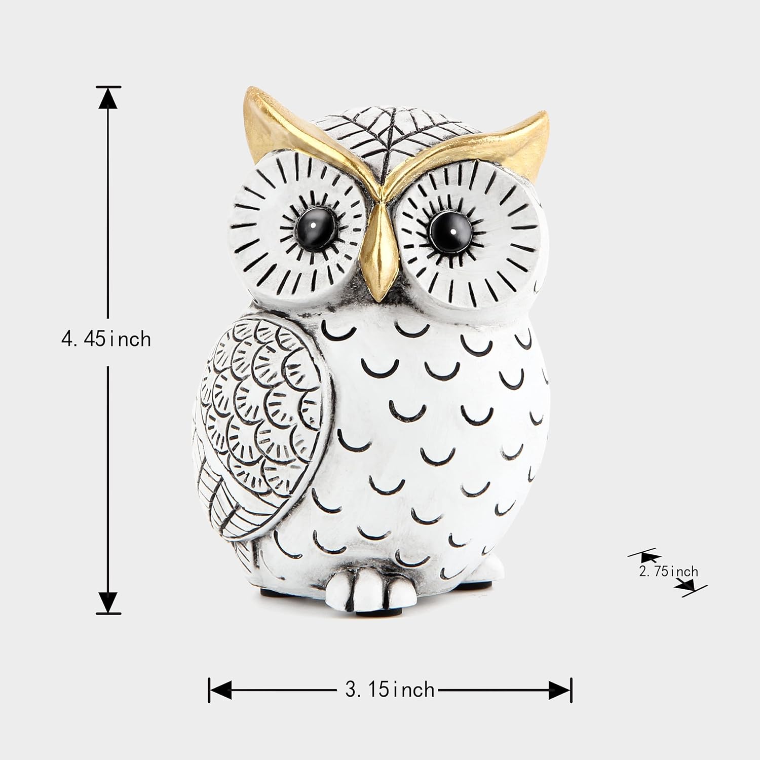 Smadeer Owl Statue Home Decor Accents