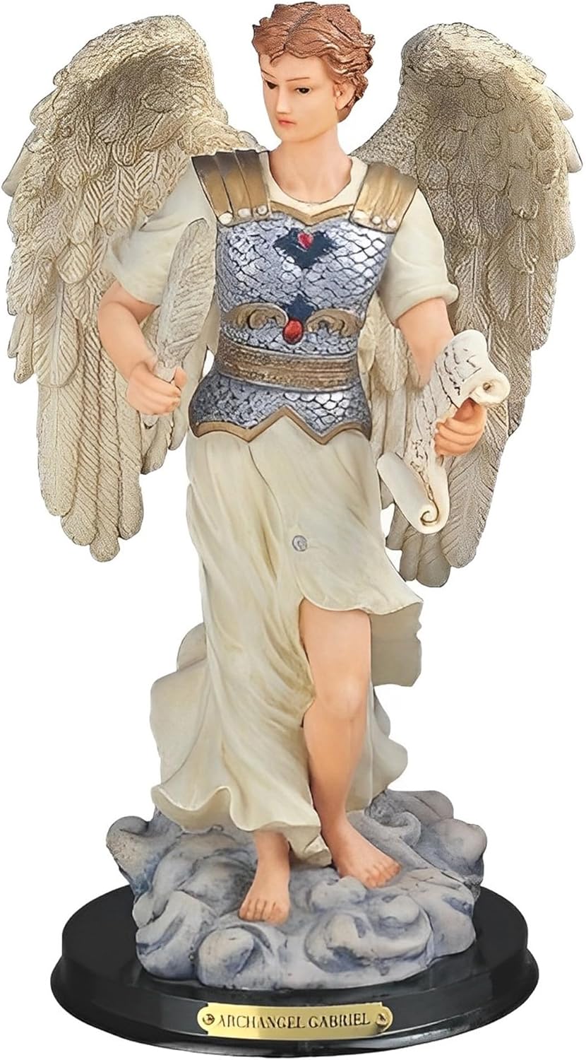 ICE ARMOR Archangel Gabriel 12 Inch Statue Figurine