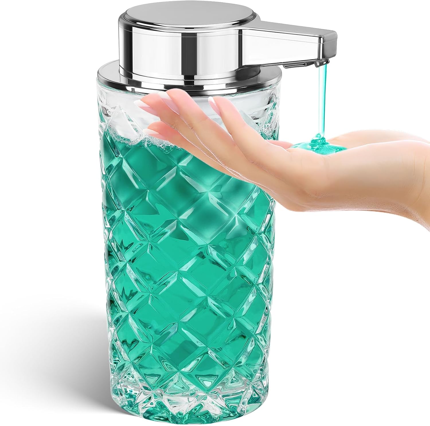 Blancel Automatic Soap Dispenser 11 OZ Glass Touchless