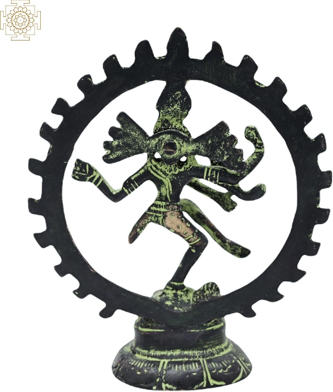 Exotic India Brass Nataraja Statue 3-Inch